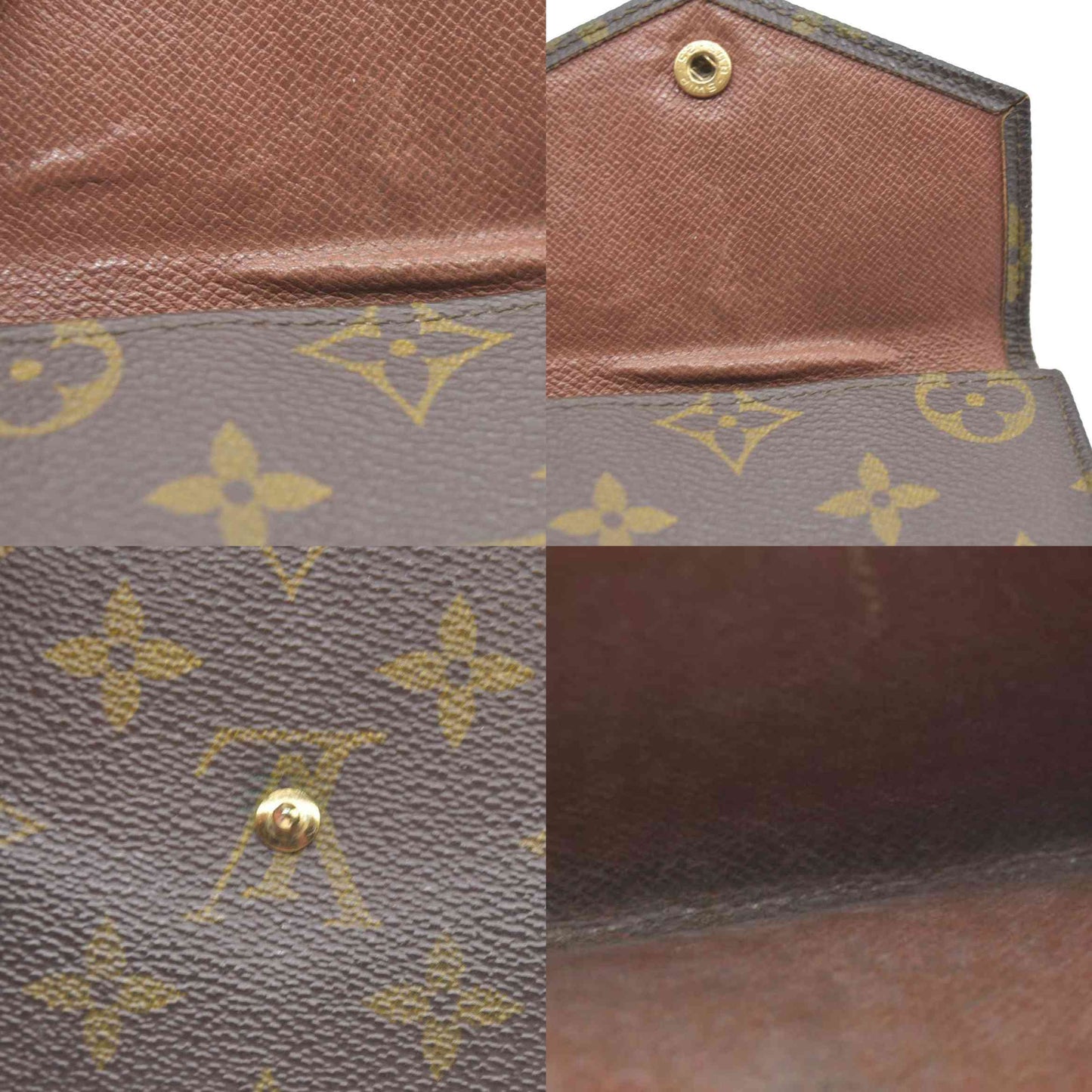 Louis Vuitton Monogram Portefeiulle Elise Trifold Wallet AN1901