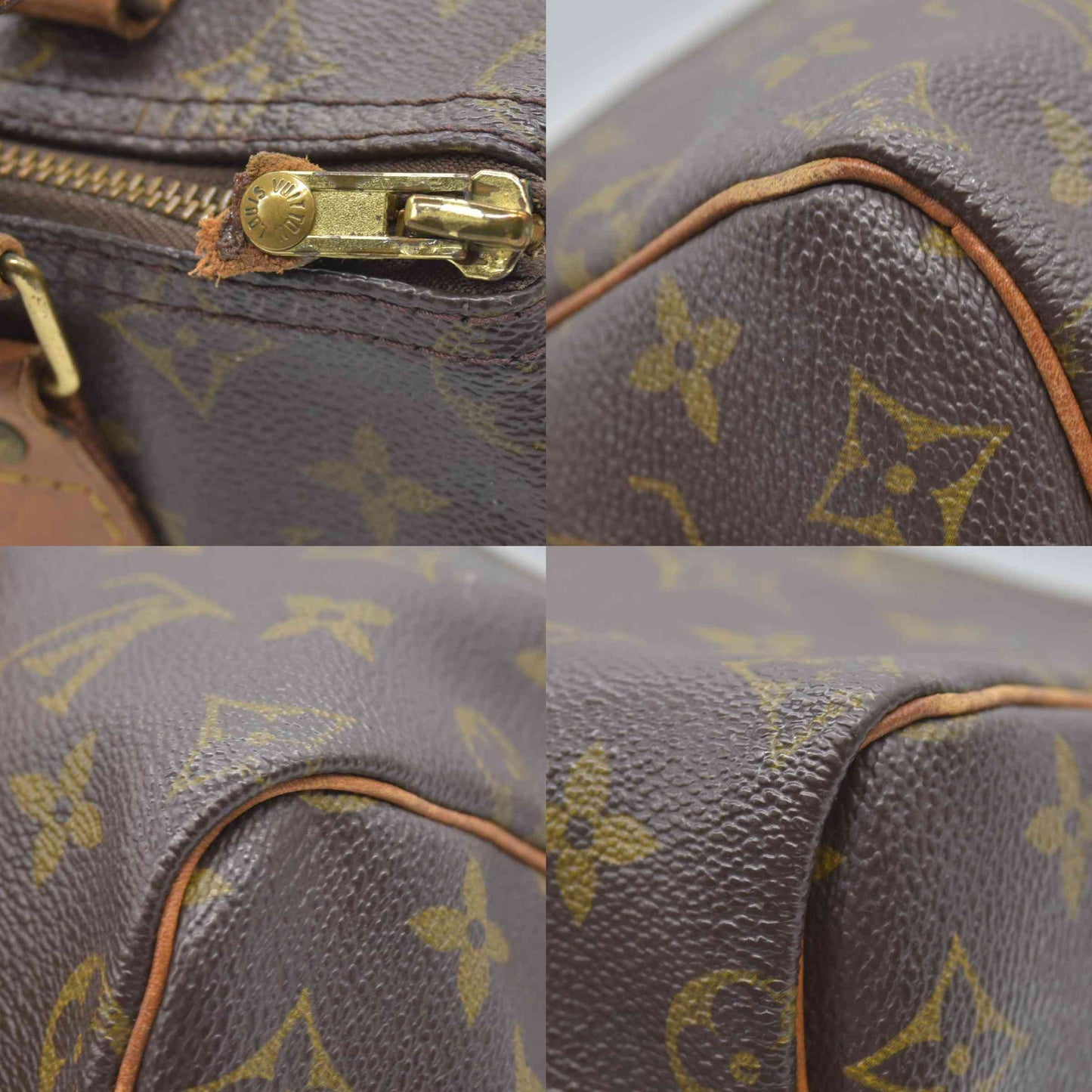 $1490 Louis Vuitton LV Hand Bag Speedy 25 Brown Monogram sp1905