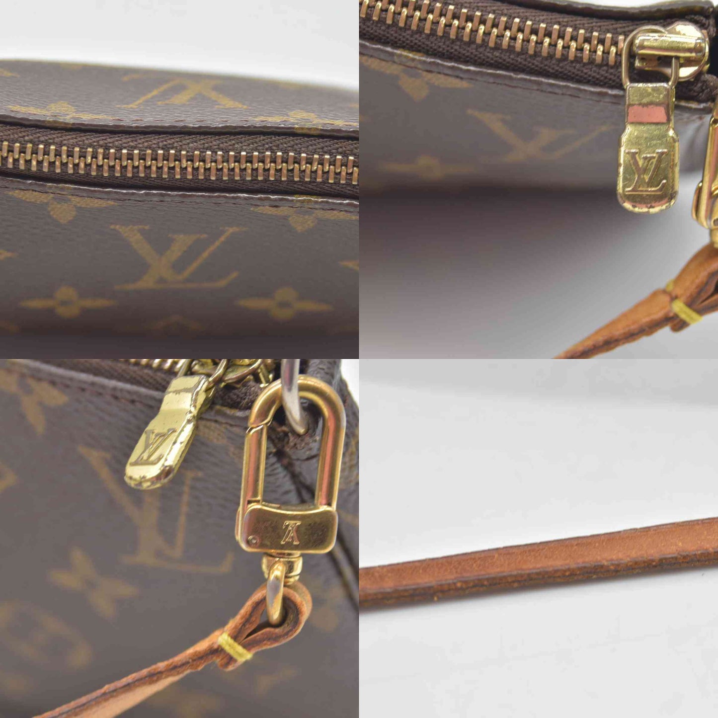 $1660 Louis Vuitton Monogram Pochette Accessories Pouch Bag AR0032