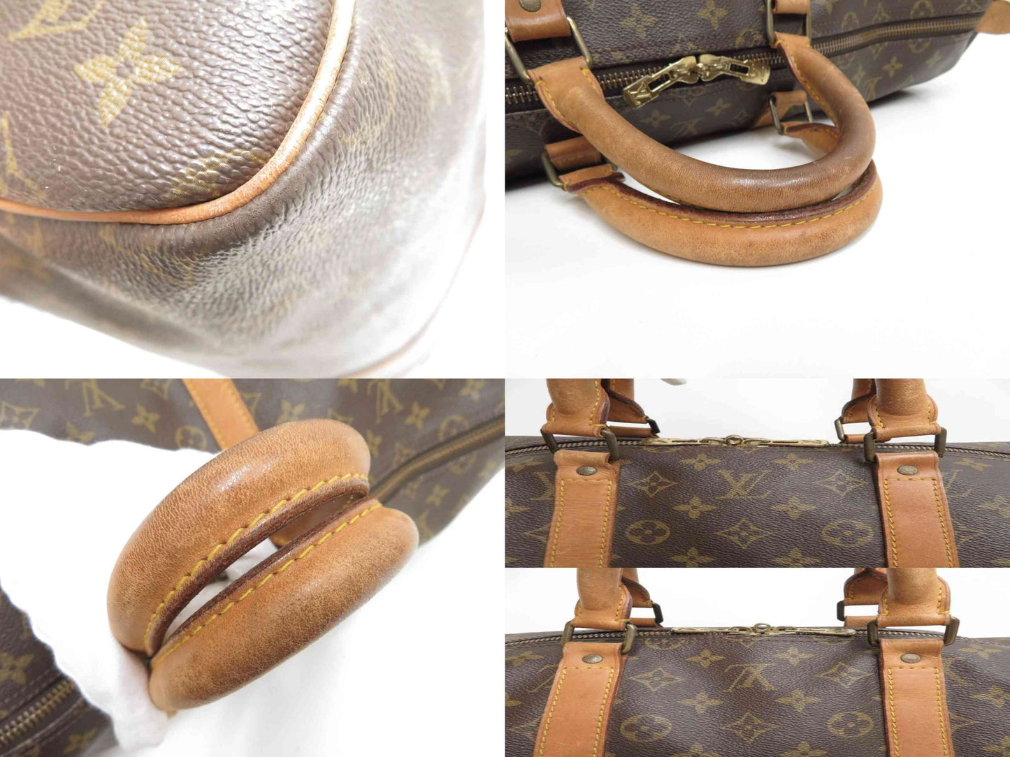 $2170 1985 Louis Vuitton Monogram Duffle Boston Bag Keepall 55 853