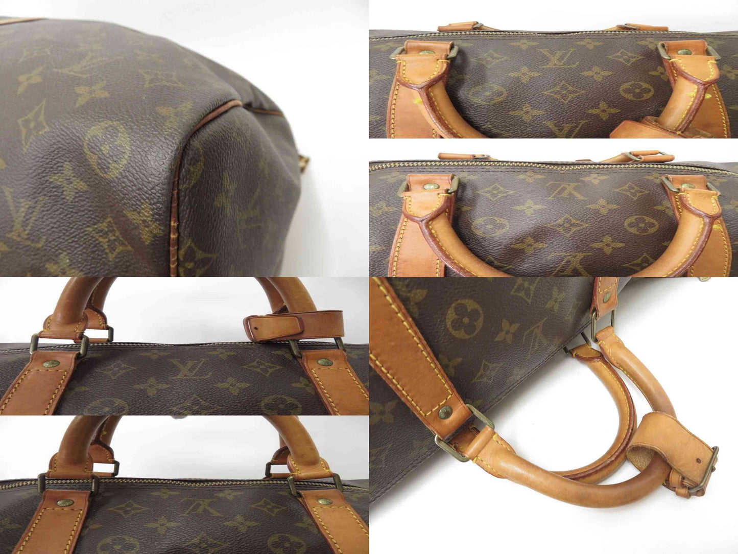 $2690 1990 Louis Vuitton Monogram Keepall Bandouliere 60 VI0950