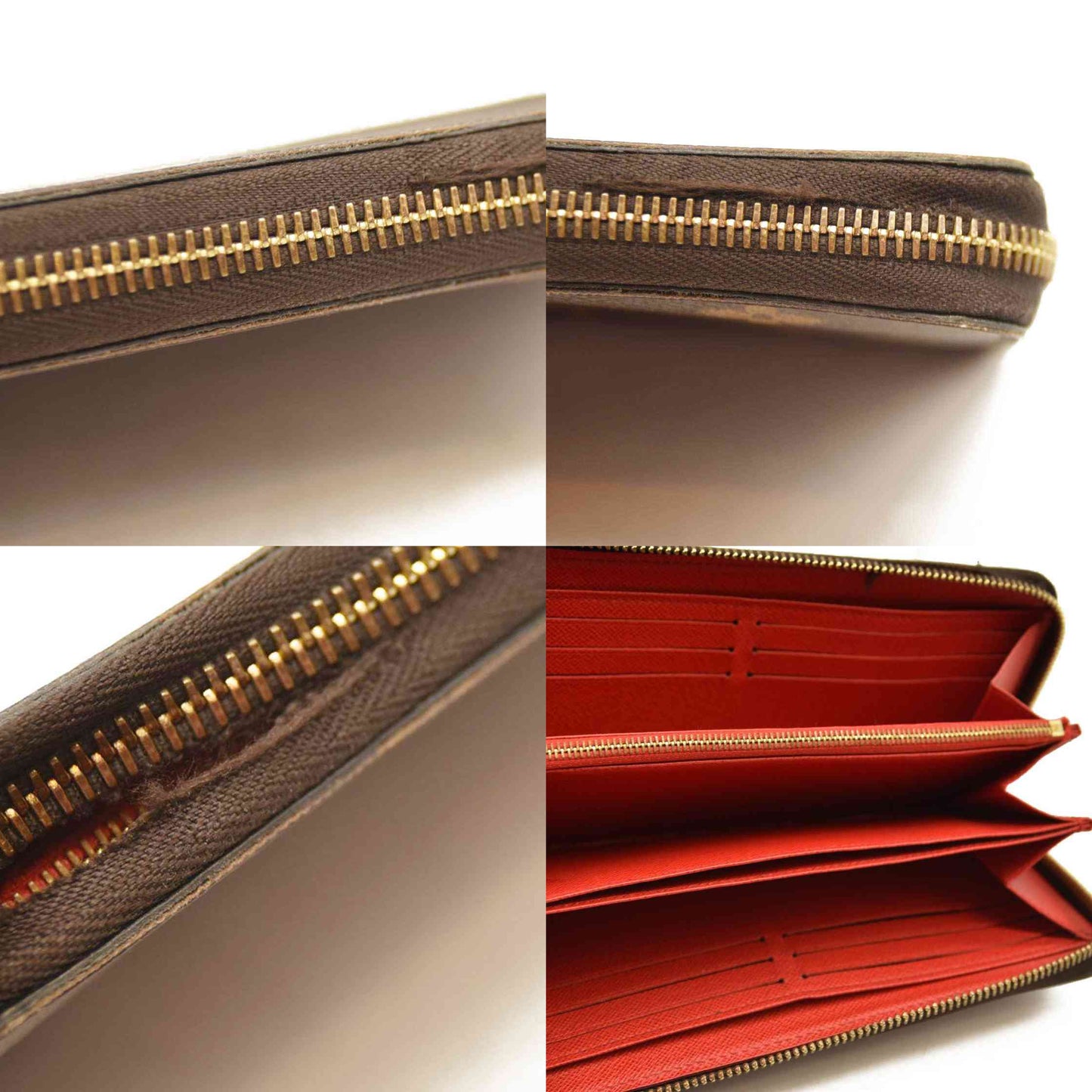 Louis Vuitton  Monogram Zippy Wallet Coquelicot MI2230