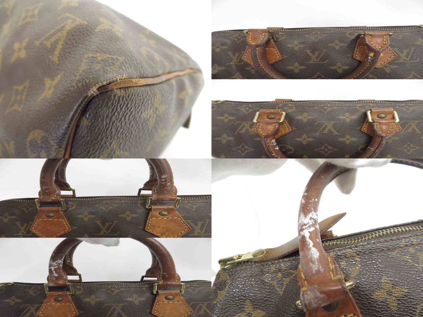 Louis Vuitton Speedy 25 Handbag Monogram Brown SP1928