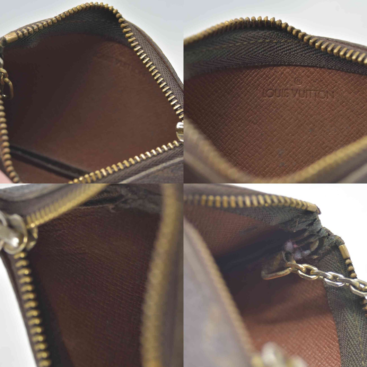 $345  Louis Vuitton  Monogram Key Pouch ET