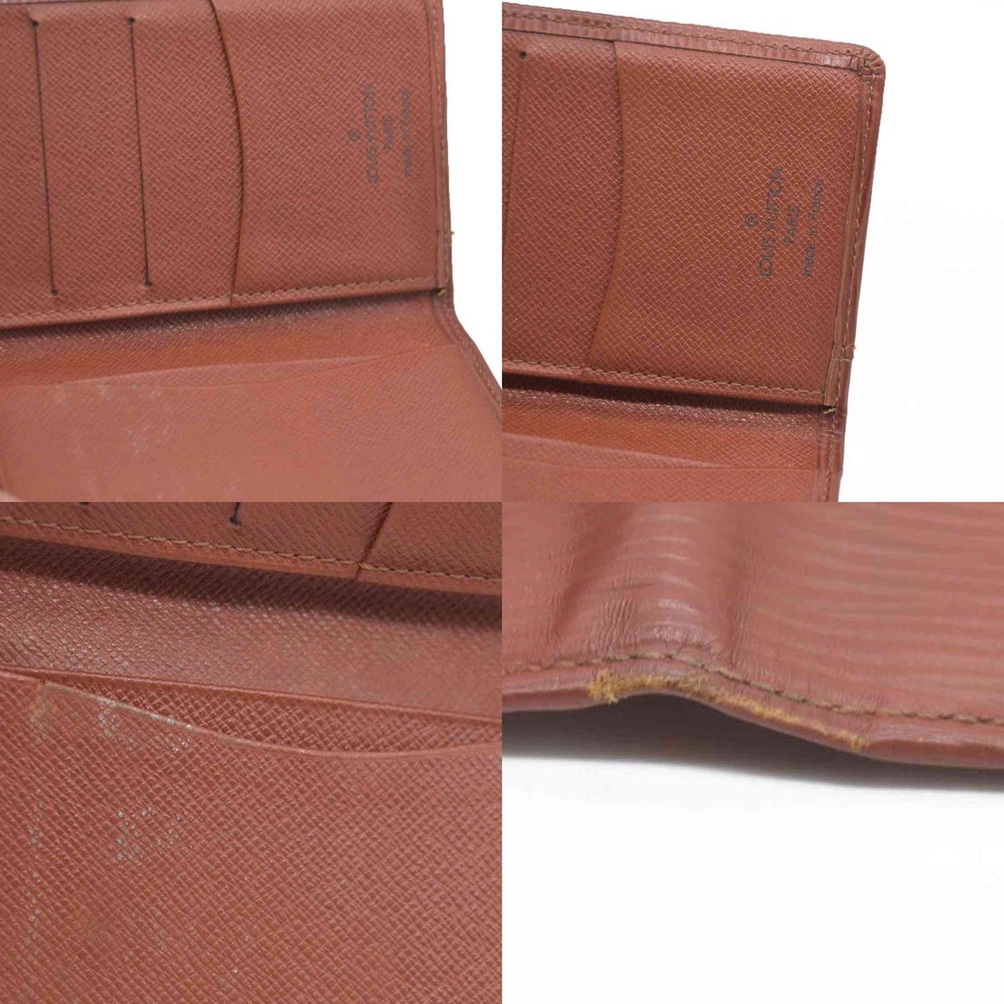 $505 LOUIS VUITTON Epi Organizer de Poche Card Case