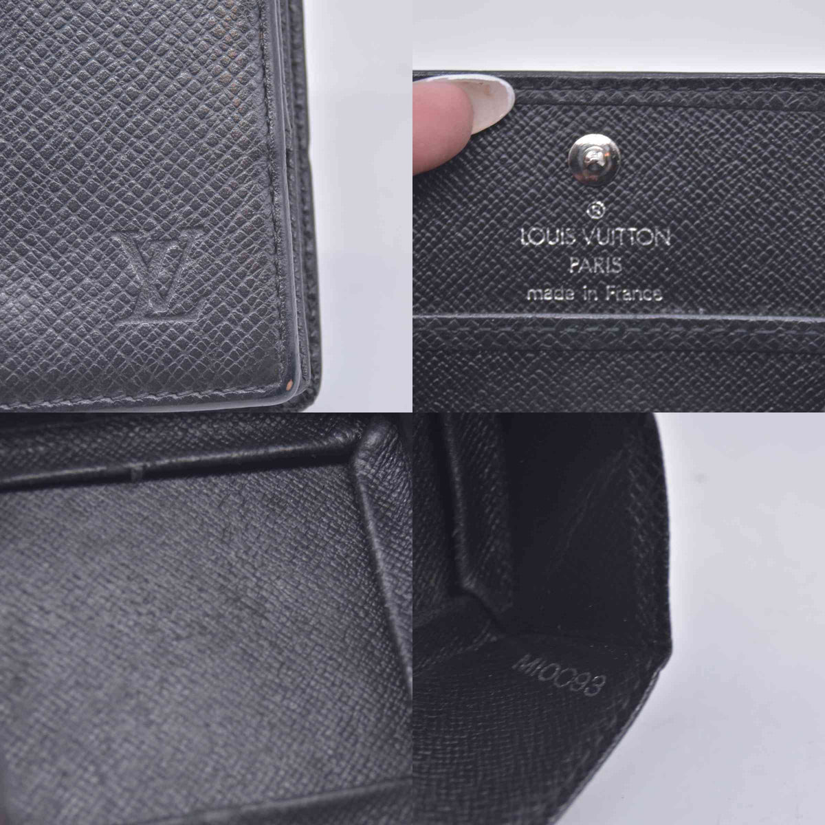 $345 2003 Louis Vuitton Taiga Coin Case MI0093 CONSIGNMENT 10020999
