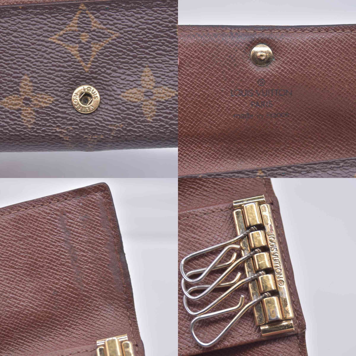 $345 2003 Louis Vuitton Monogram Multicles 4 Key Holder FL0053 CONSIGNMENT 10021174
