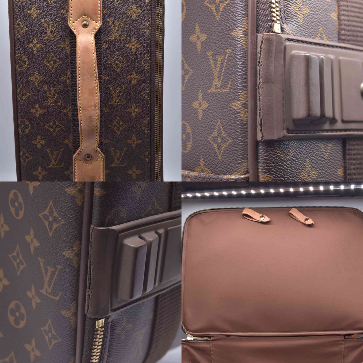 $3800 1999 LOUIS VUITTON Pegase 55 Monogram Suitcase SP0939