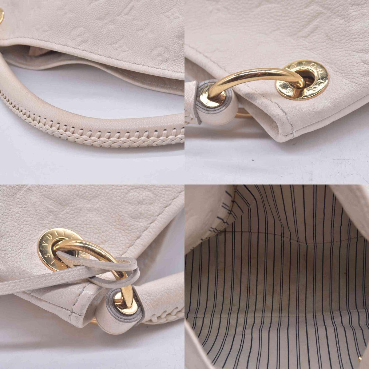 $3800 2011 Louis Vuitton Empreinte Artsy MM Neige CA0171 10020844