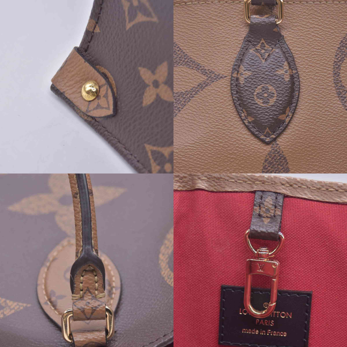 $3555 2019 Louis Vuitton Reverse Monogram Giant Onthego GM FL5109 10021154