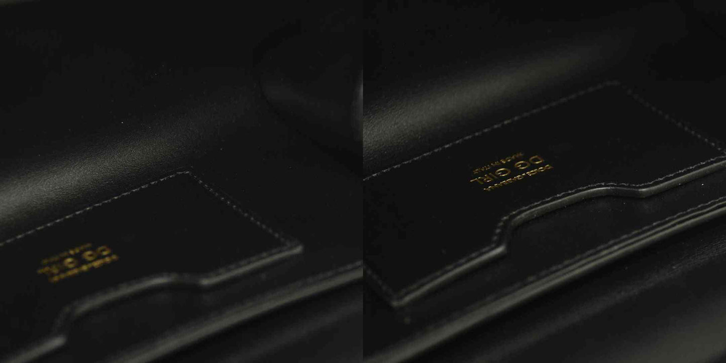 Dolce & Gabbana  DOLCE GABBANA DOLCE &amp; GABBANA Nappa Mini DG Girls Shoulder Bag Black