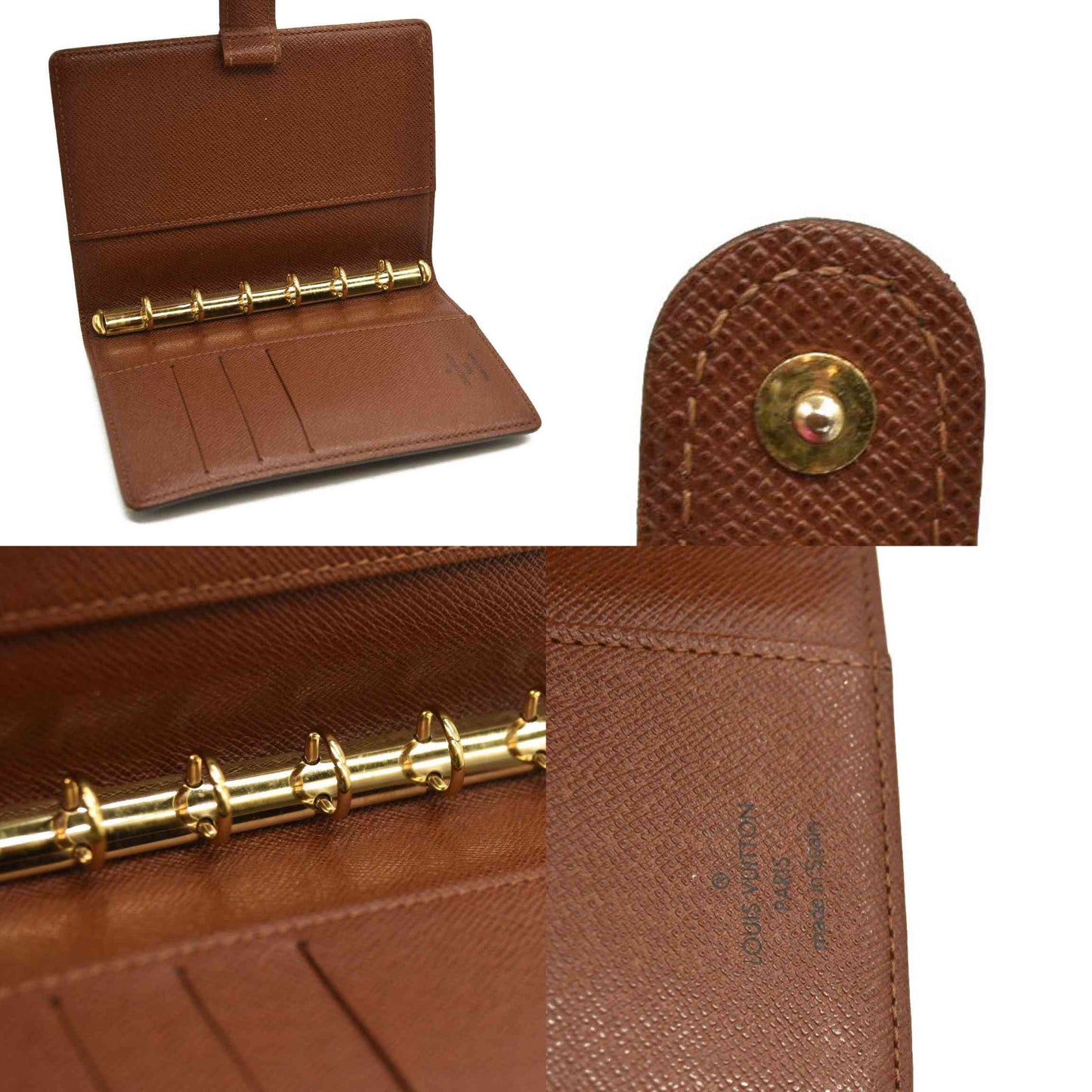 Louis Vuitton  Monogram Small Ring Agenda Cover CA1011