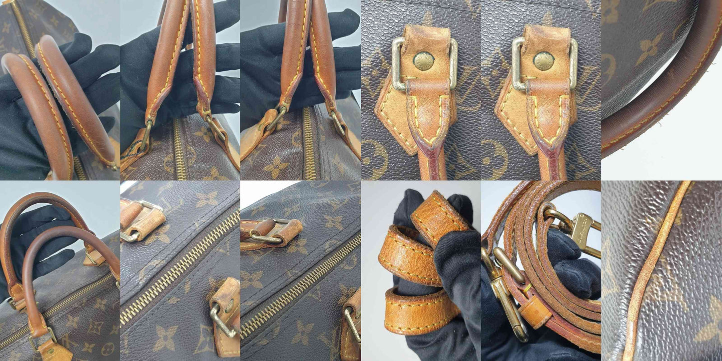 $1700 2005 Louis Vuitton Speedy 35 Monogram AA0065