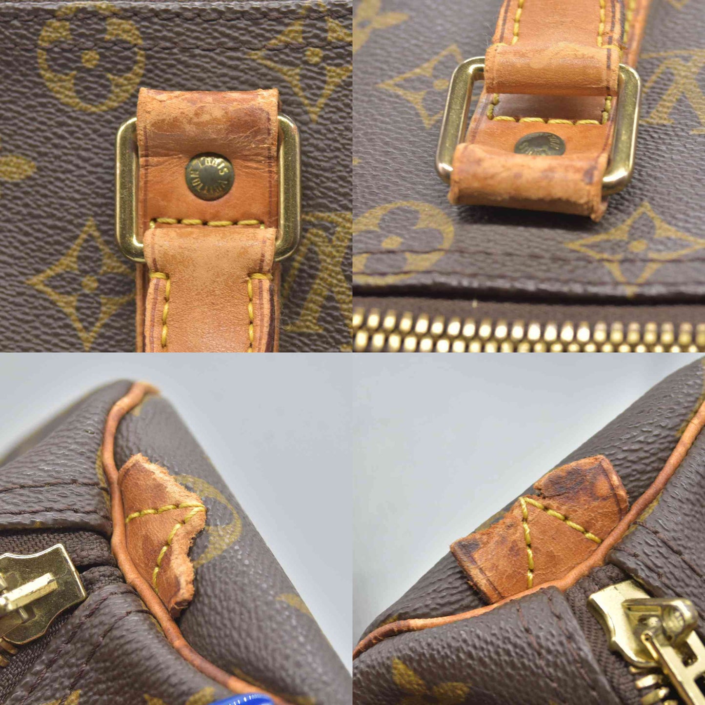 $1420 1994 Louis Vuitton Monogram Duffle Boston Bag Keepall 45 SP0964