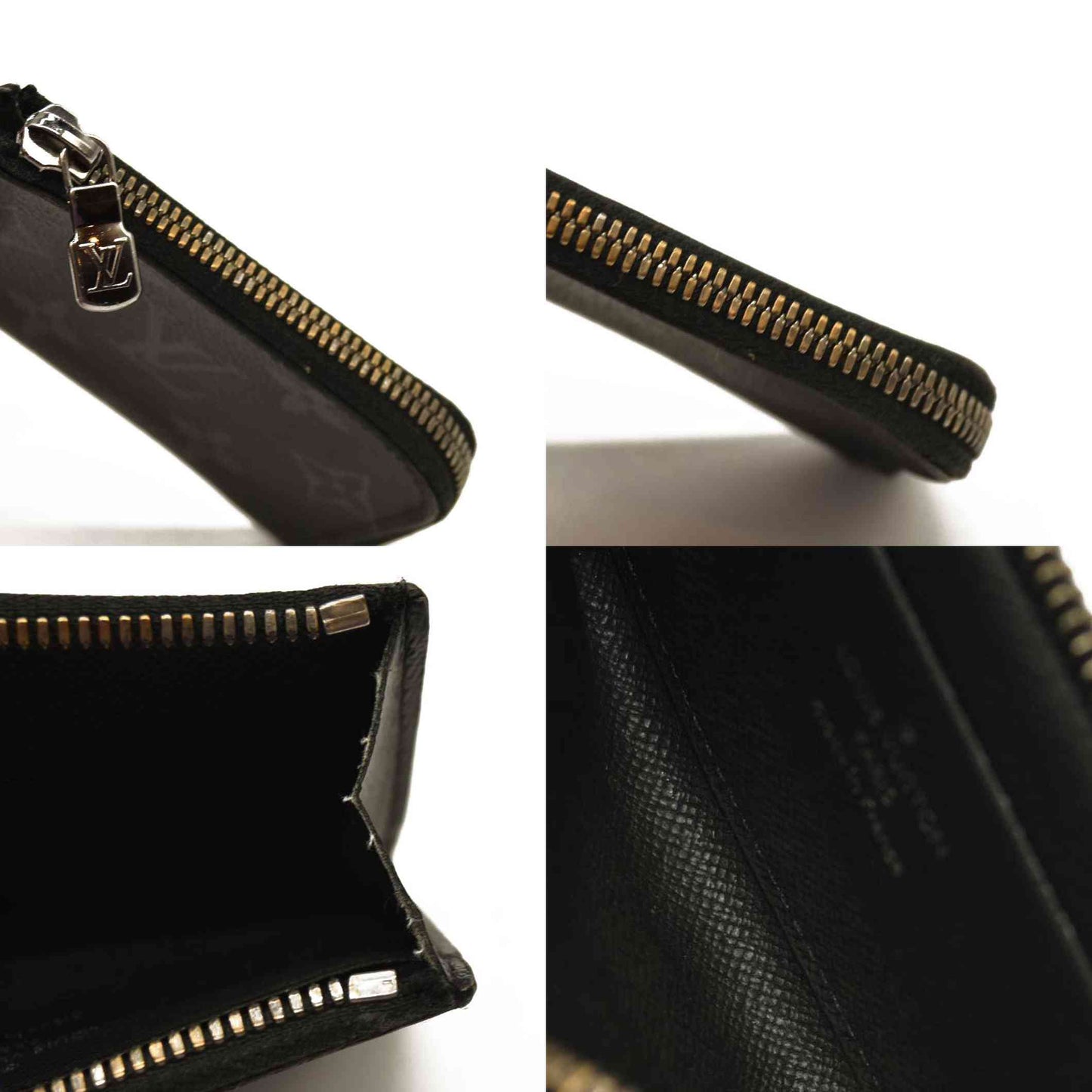 Louis Vuitton  Monogram Eclipse Coin Purse MB4198