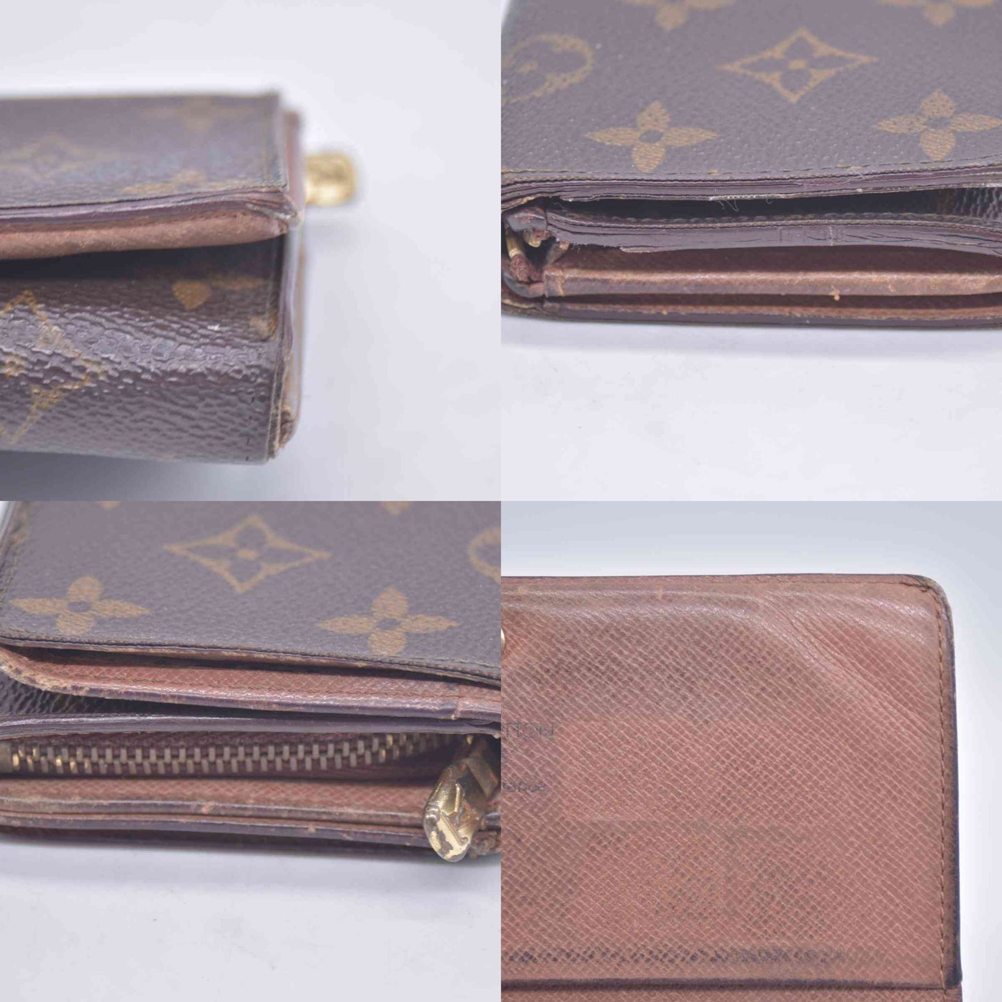$560 1994 Louis Vuitton Monogram Porte Monnaie Billets Tresor Bifold Wallet MI0944 CONSIGNMENT