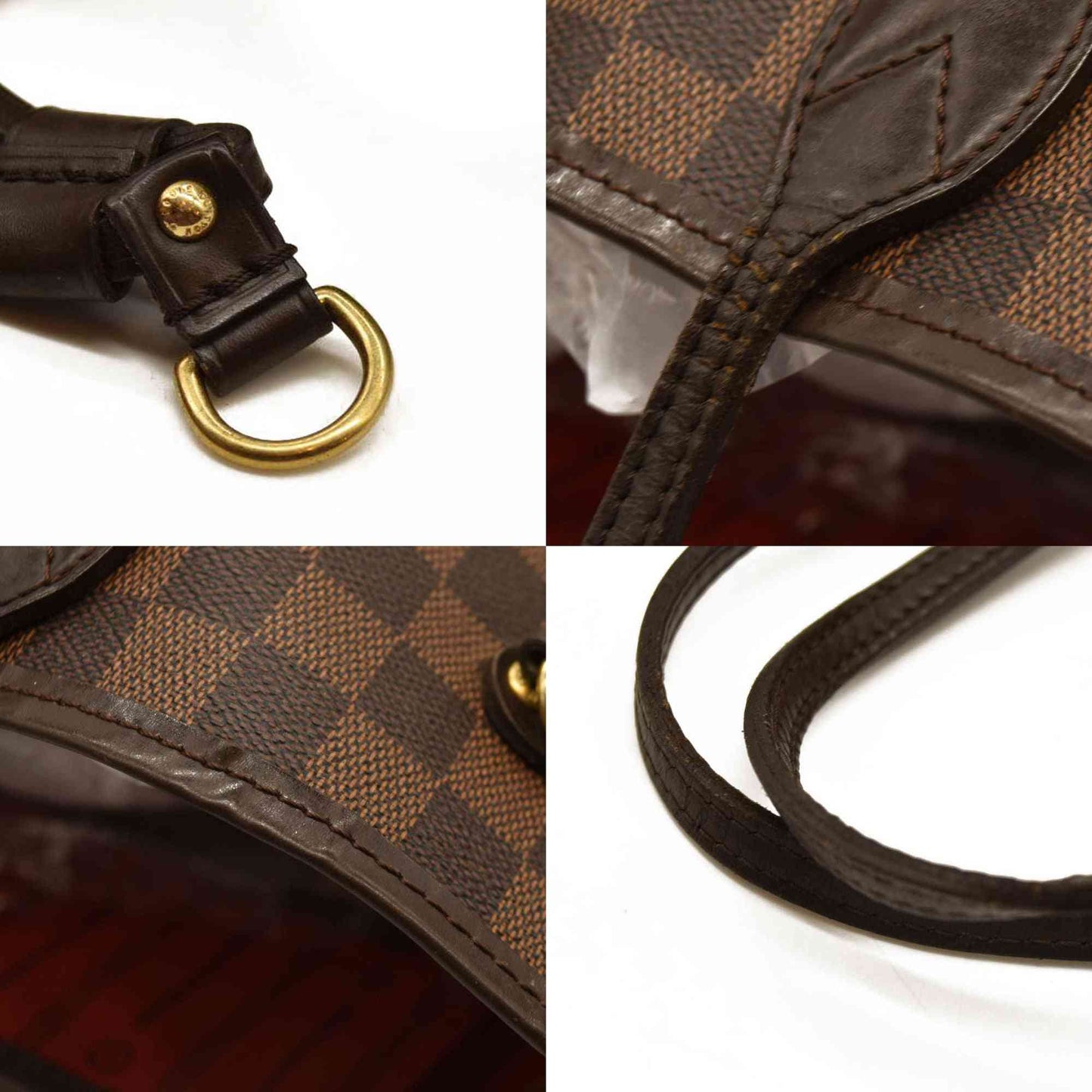 LOUIS VUITTON Damier Ebene Neo Neverfull MM  AR1068