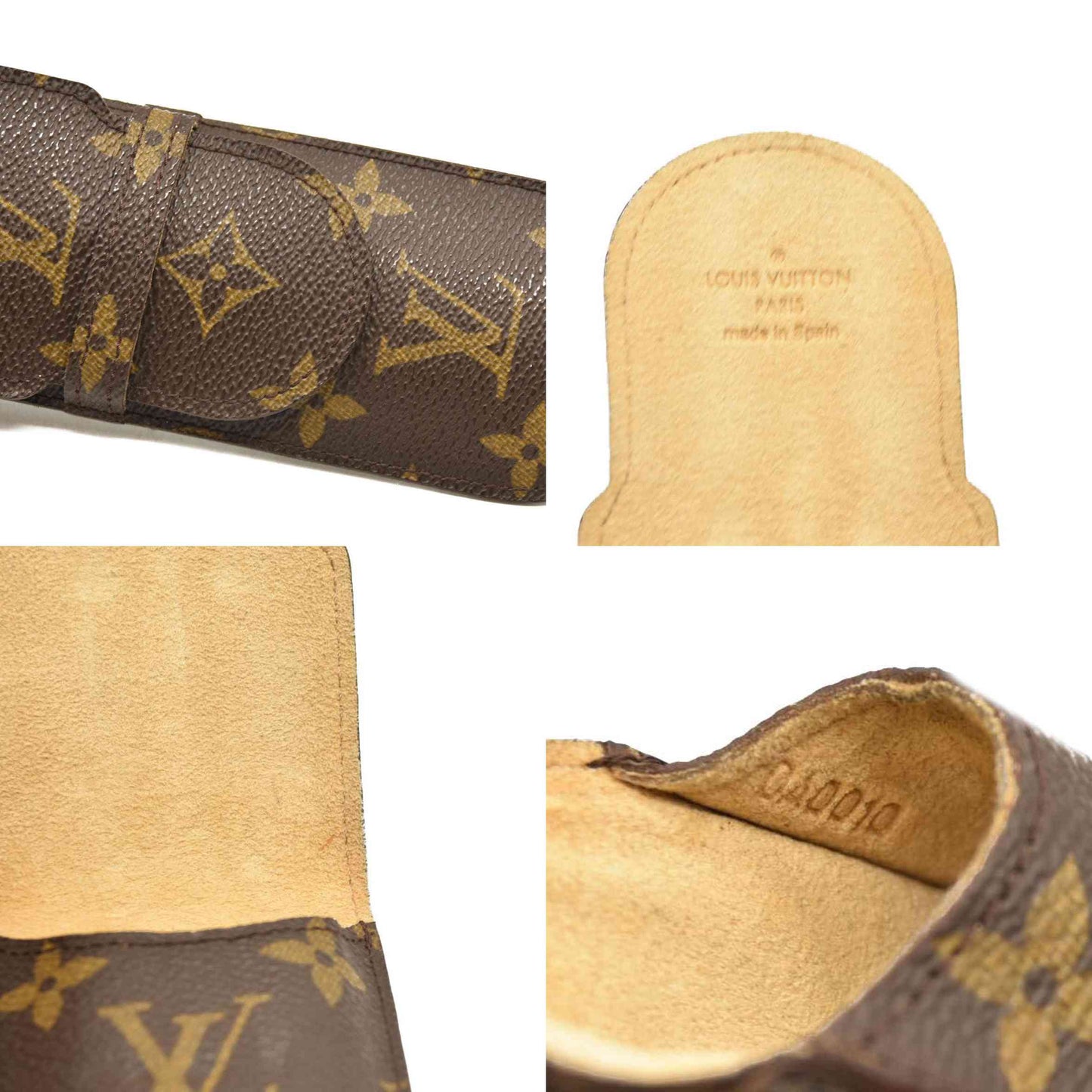 Louis Vuitton  Monogram Etui Stylos Pen Holder Case CA0010