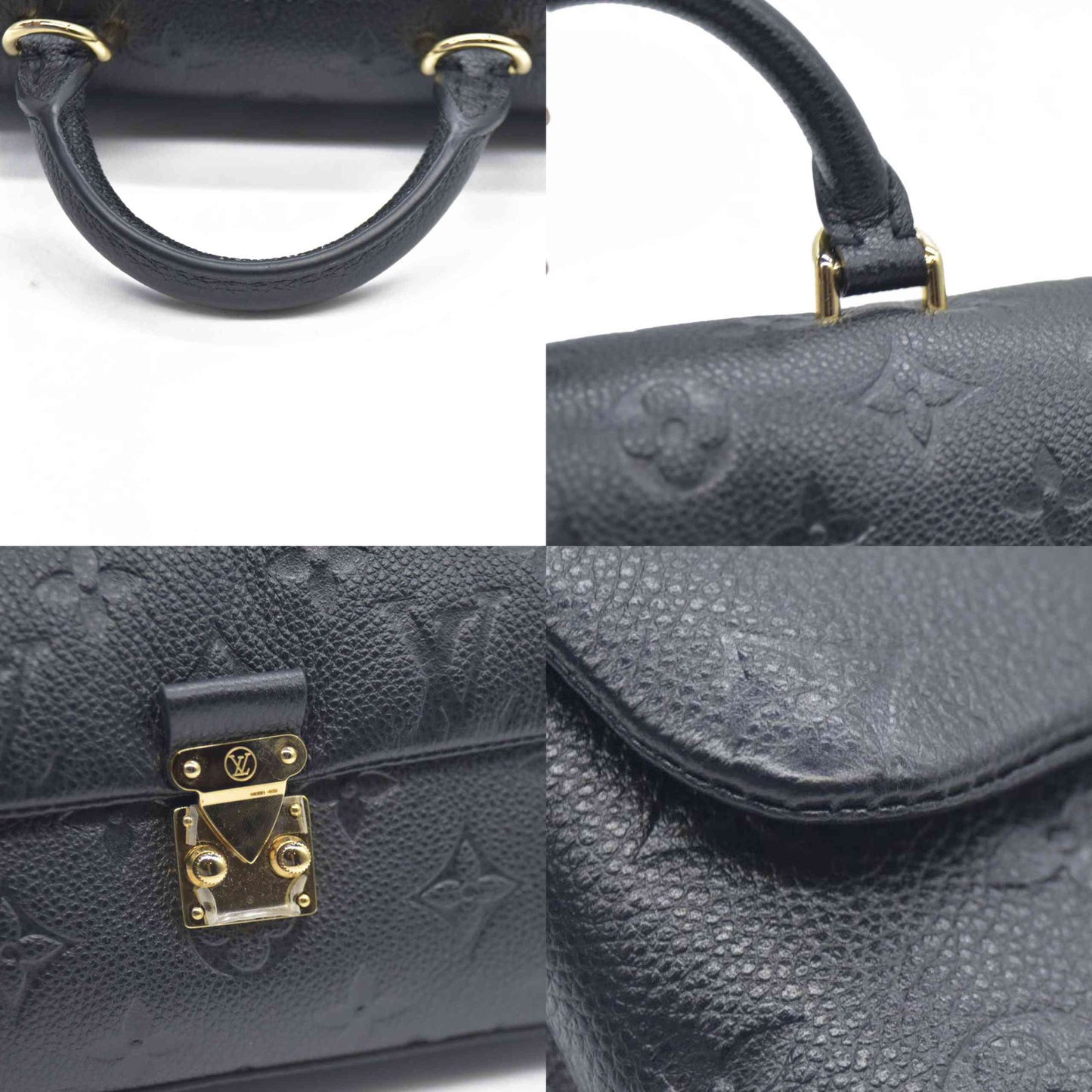 Louis Vuitton  Empreinte Monogram Nano Madeleine Black