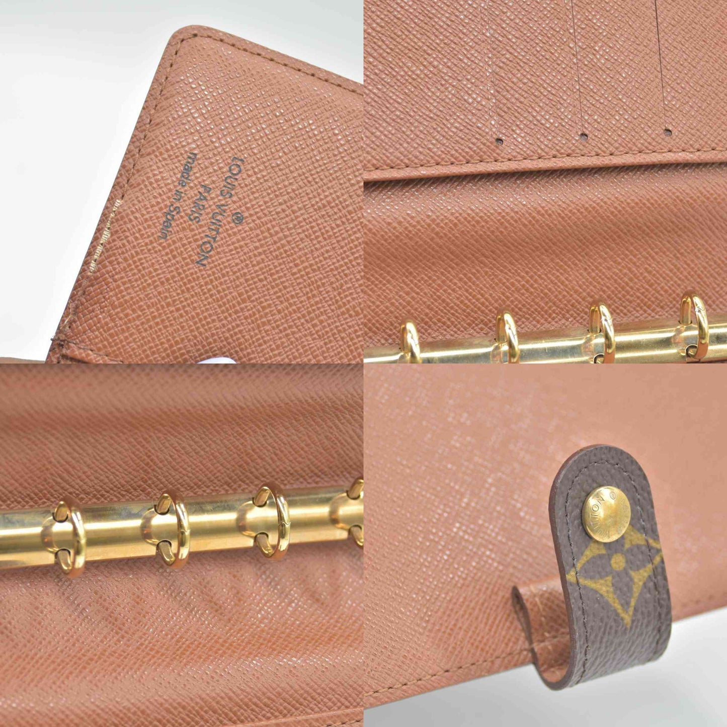 $505 LOUIS VUITTON Monogram  Agenda PM Day Planner Notebook Cover CONSIGNMENT