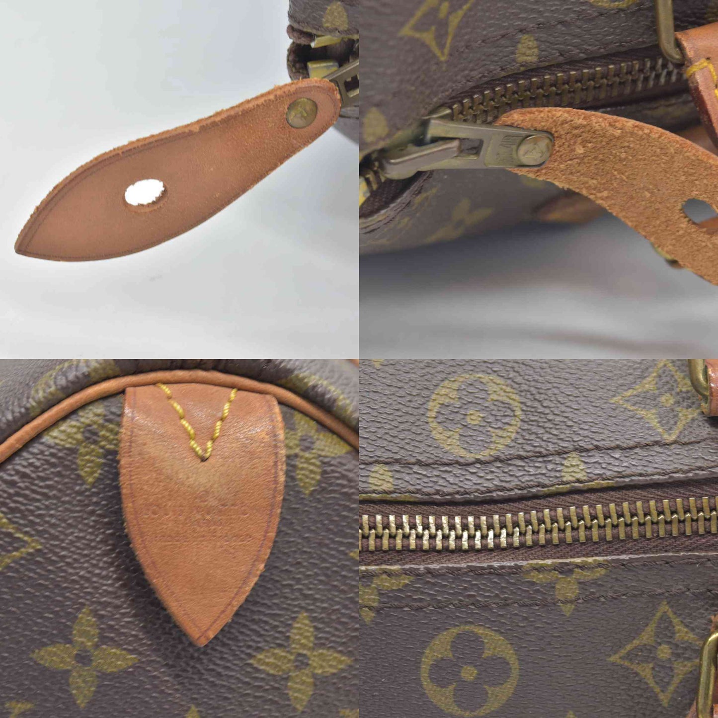 $1630 1983 Louis Vuitton Monogram Speedy 30 SA832