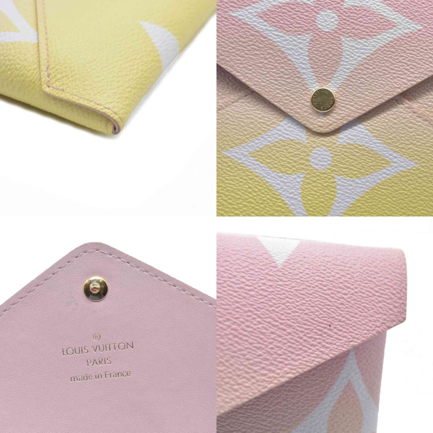 AUCTION $1020 Louis Vuitton  Monogram Giant By The Pool Large Kirigami Pochette Pink