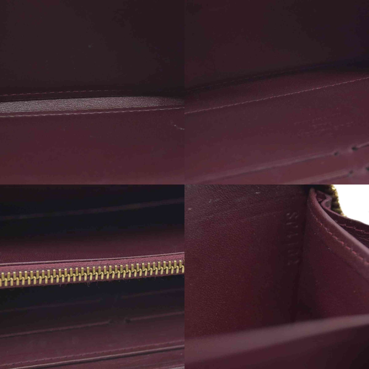 $1060 Louis Vuitton Vernis Zippy Wallet Griotte SD4102 CONSIGNMENT
