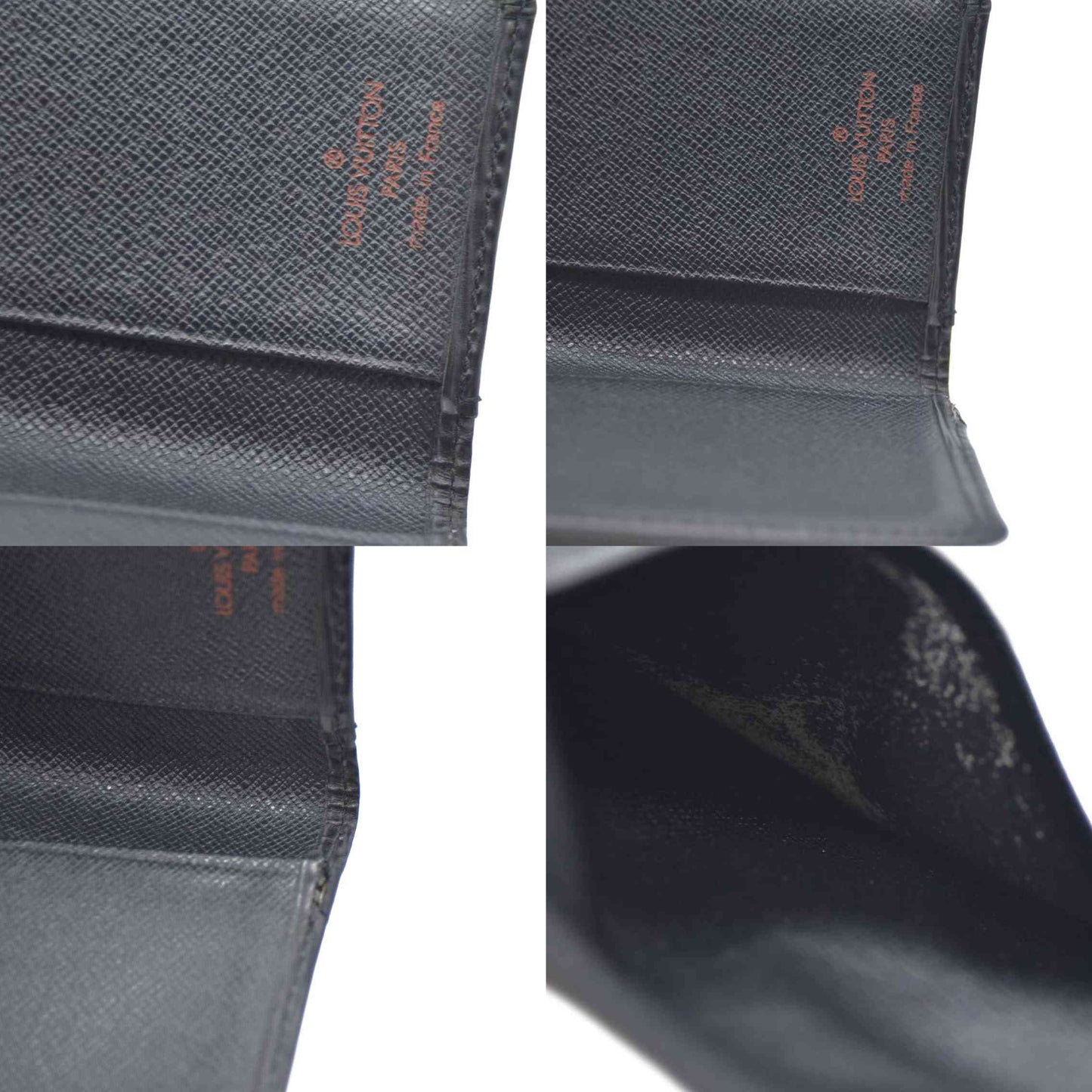 Louis Vuitton Epi De Poche Leather Pass Card Case Black SR0030