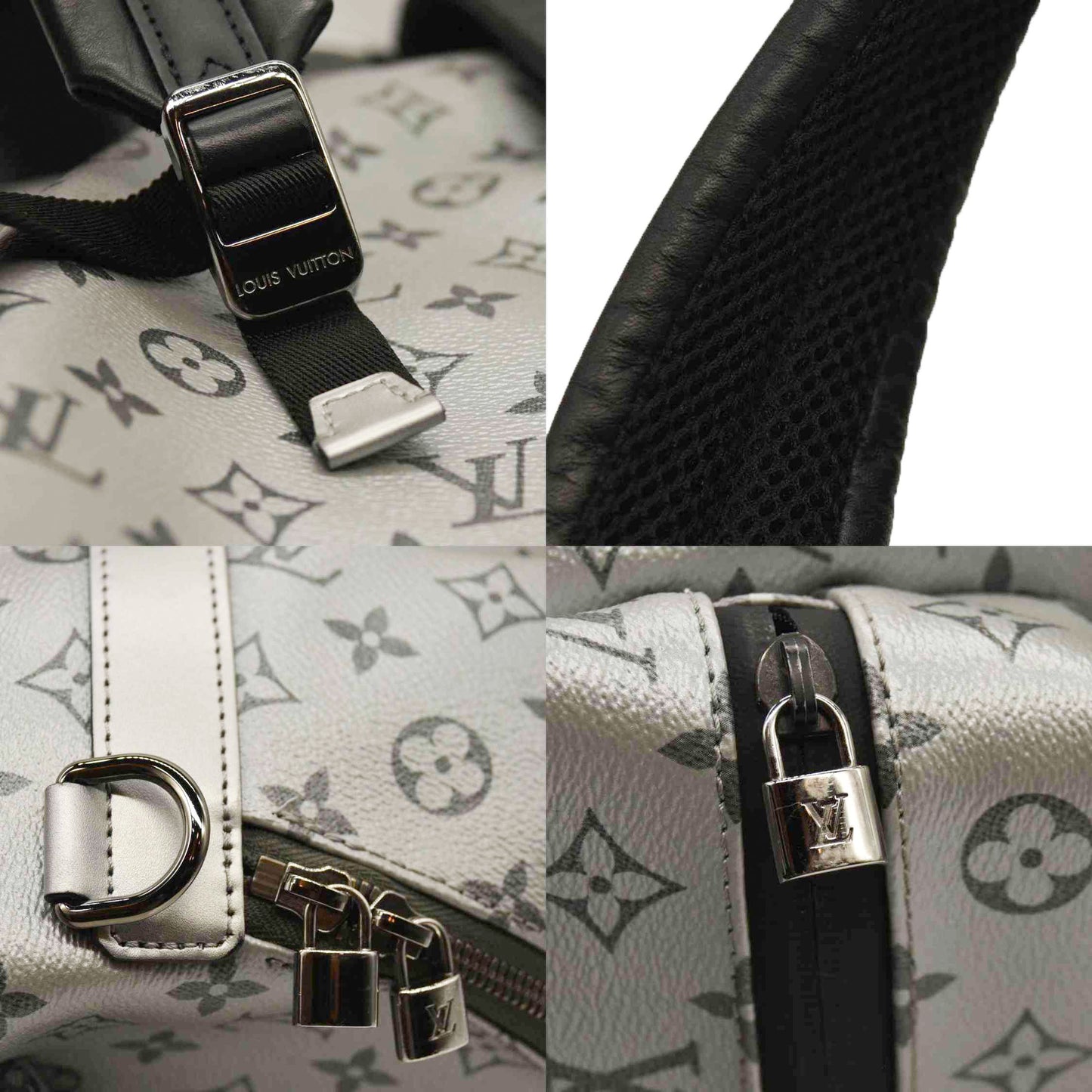 Louis Vuitton  Monogram Reflect Outdoor Apollo Backpack Silver