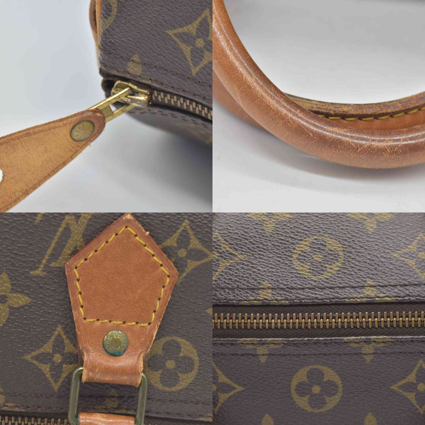 $1630 1987 Louis Vuitton Monogram Speedy 30 VI872