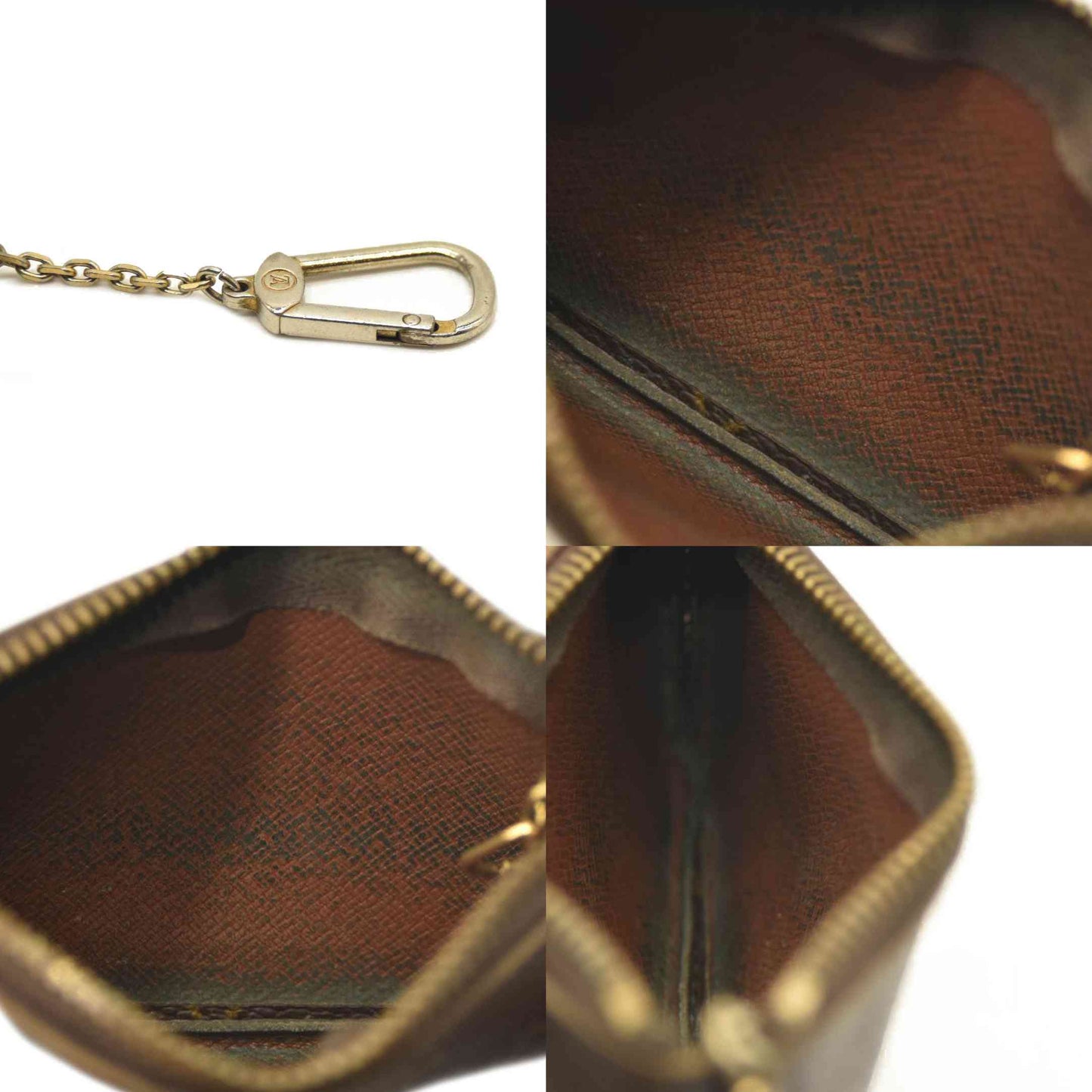 LOUIS VUITTON Monogram Key Pouch ET8811