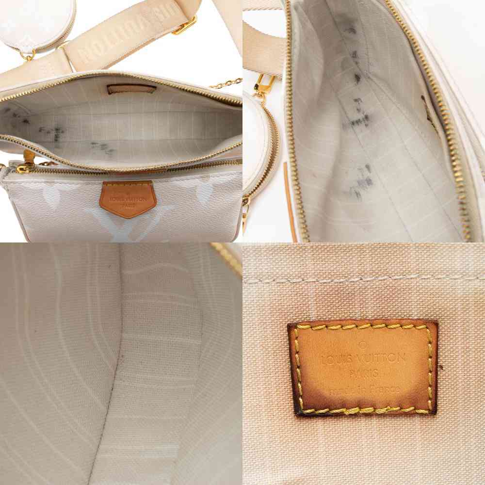 LOUIS VUITTON Monogram Giant By The Pool Multi Pochette Accessories Brume