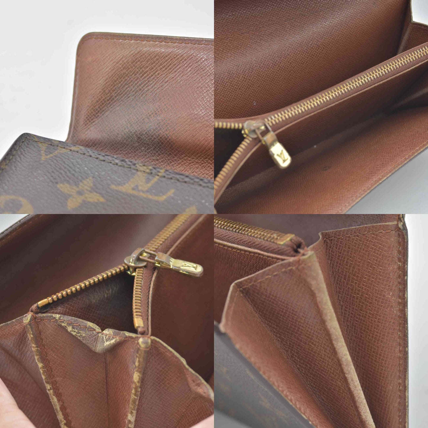 $720 1992 Louis Vuitton Monogram Sarah Wallet MI0992