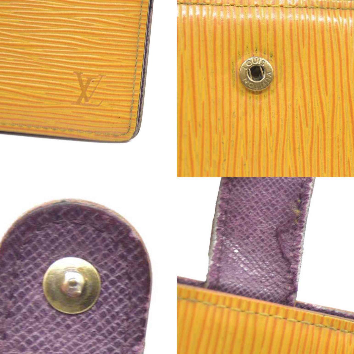 Louis Vuitton Epi Agenda PM Leather Notebook Cover Yellow