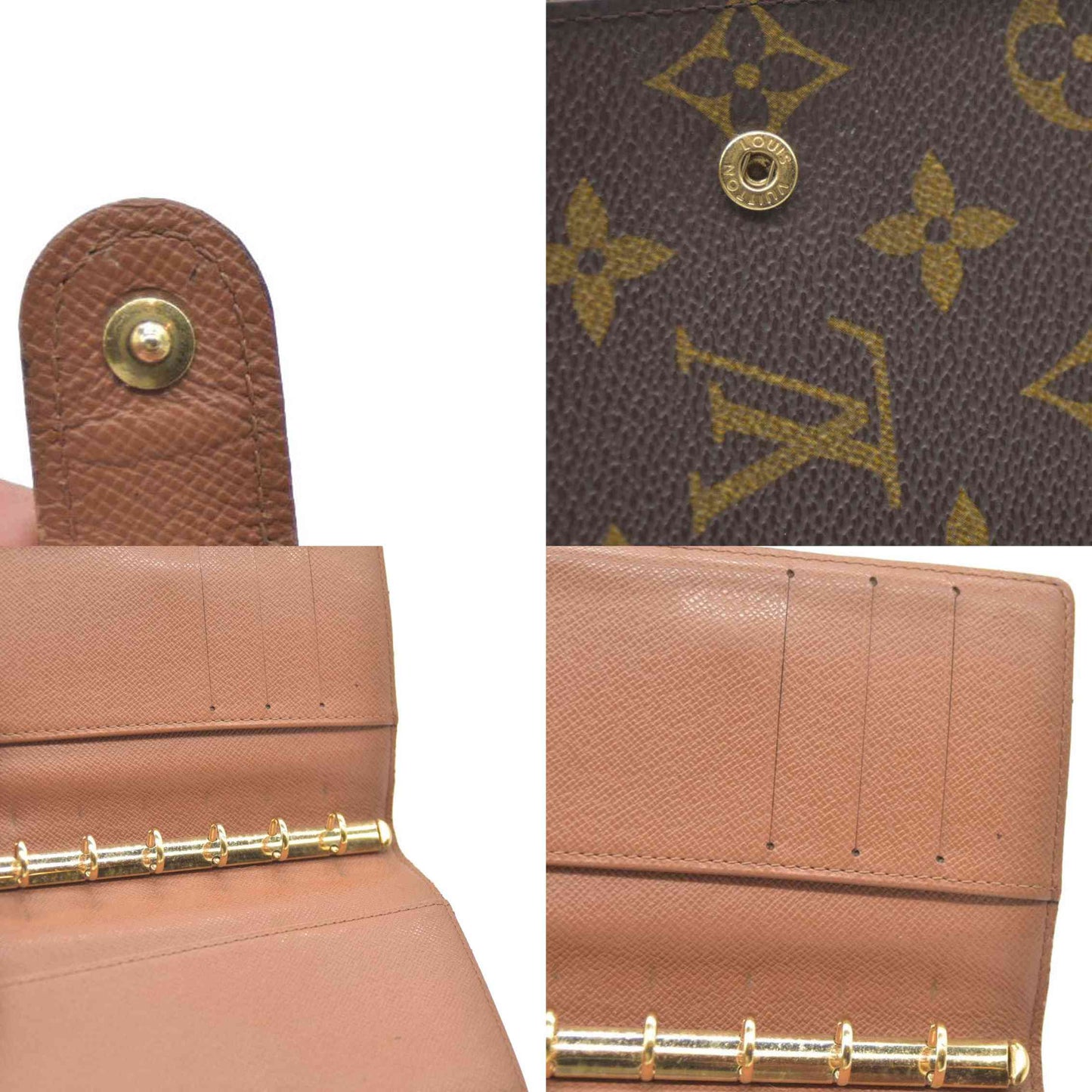 Louis Vuitton Monogram Agenda PM Notebook Cover Brown CA1908