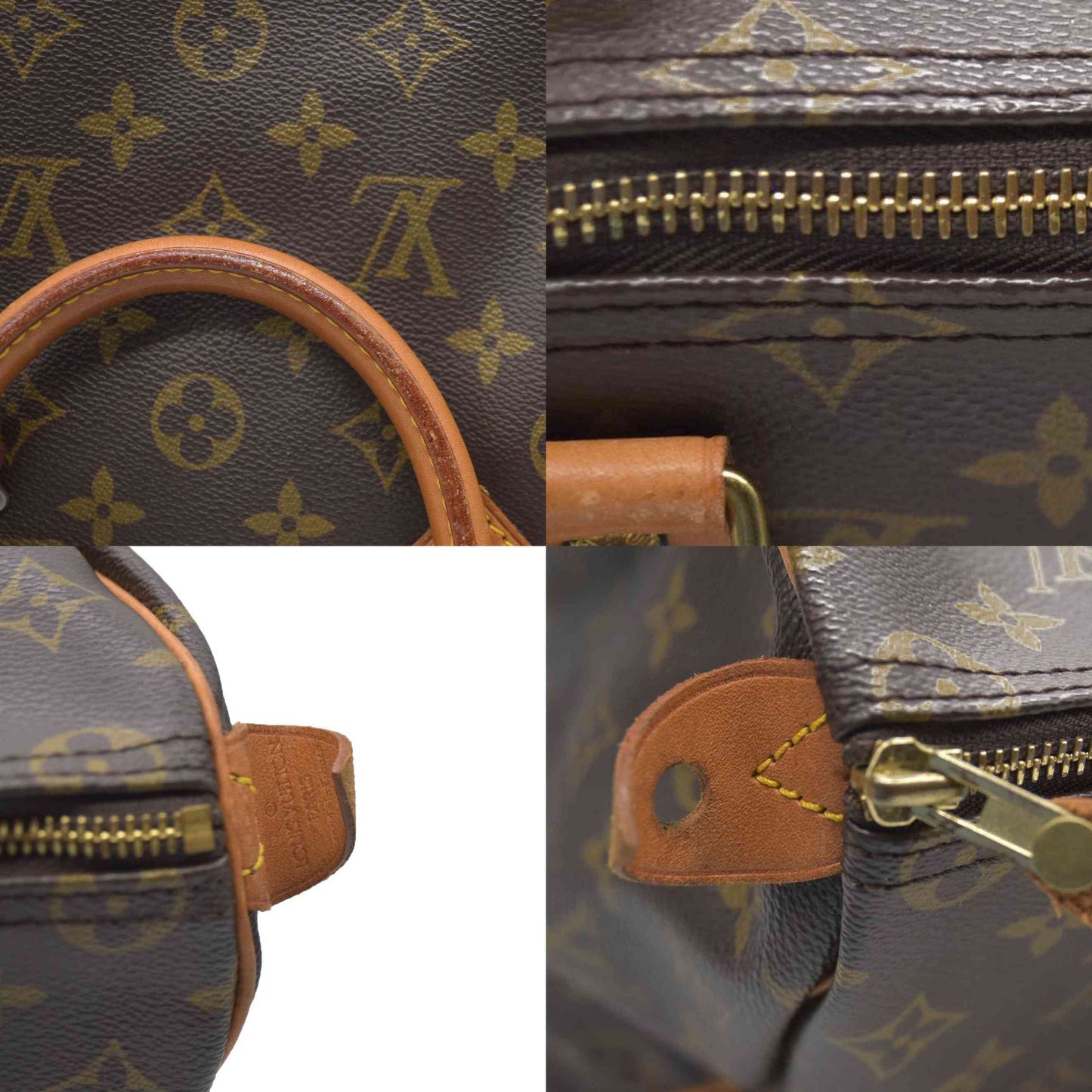 Louis Vuitton LV Hand Bag Speedy 35 Brown Monogram VI0972