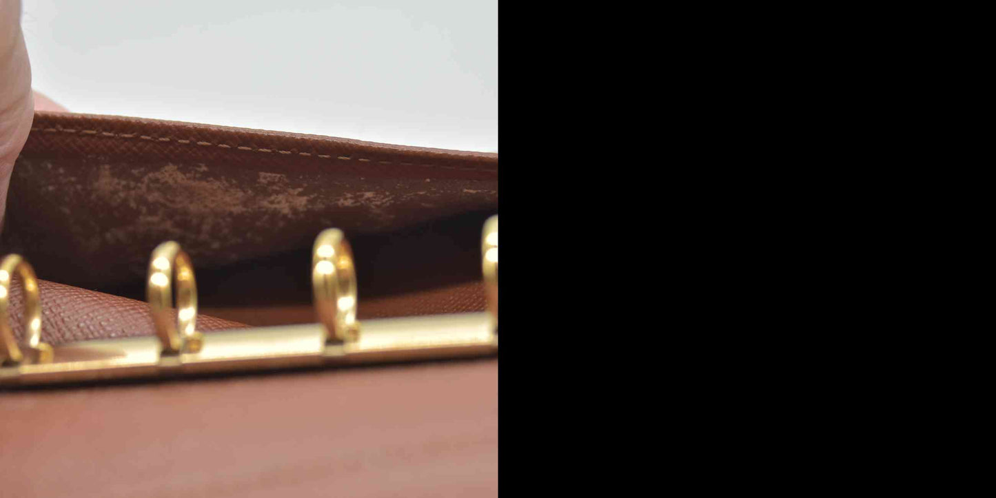 $505 2000 Louis Vuitton Monogram Small Ring Agenda Cover SP0060