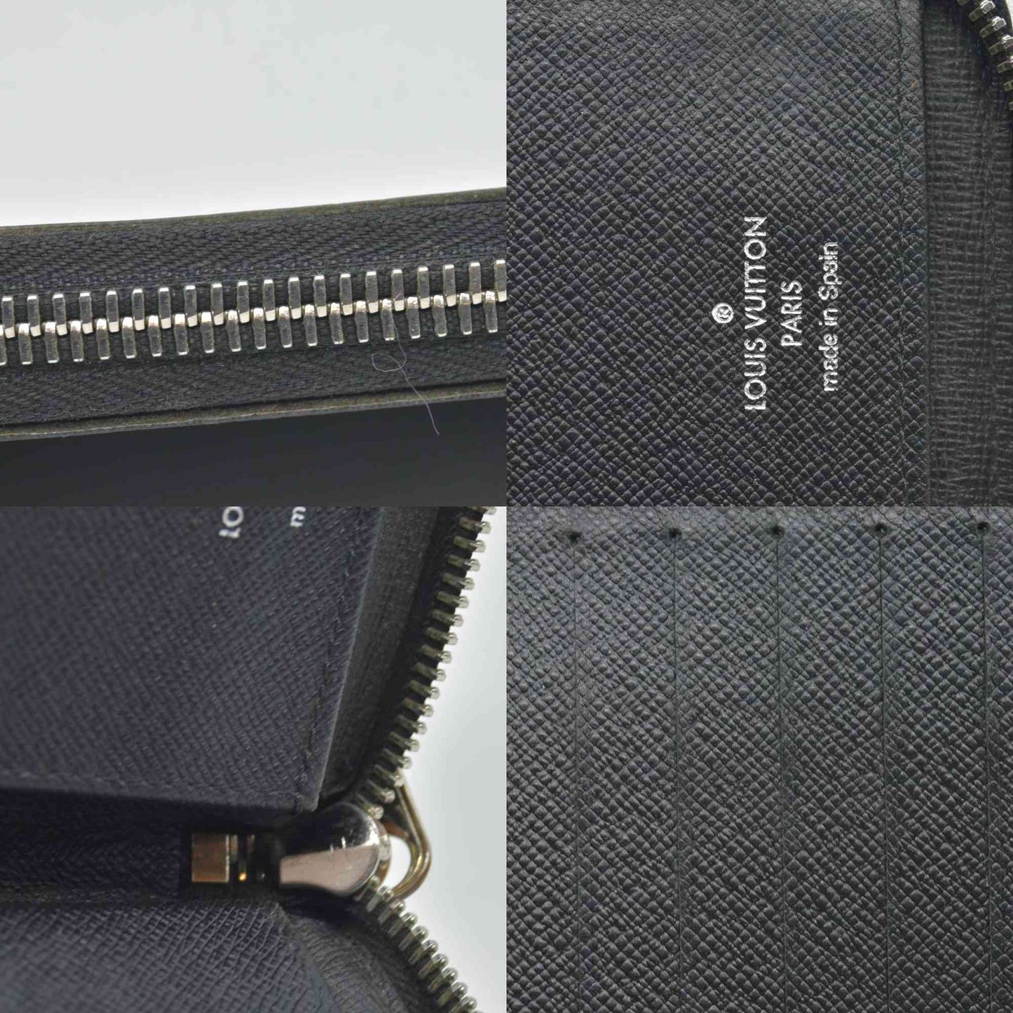 $1000 Louis Vuitton Damier Graphite Zippy Organizer Wallet CONSIGNMENT