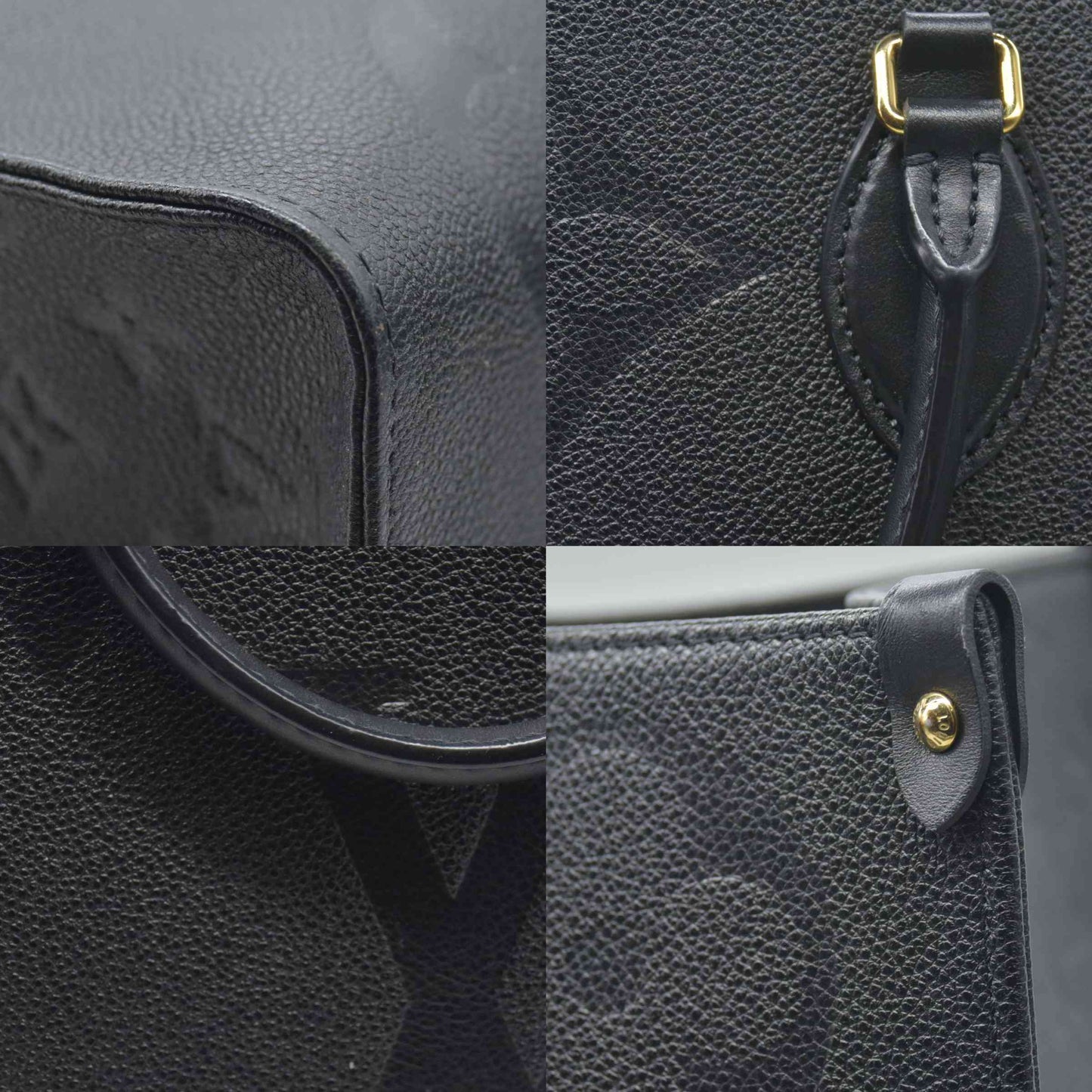 $3650 Louis Vuitton  LV Monogram OnTheGo GM Black