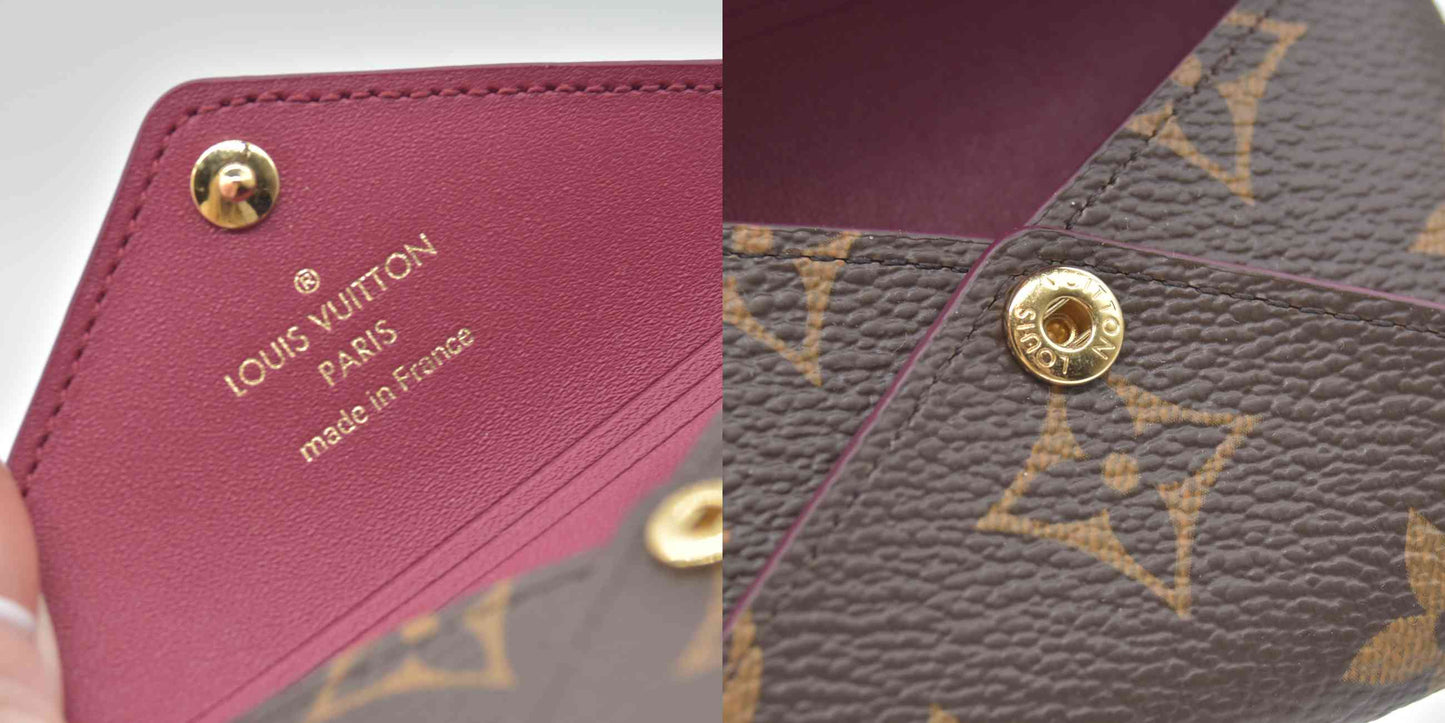 Louis Vuitton  Monogram Small Kirigami Pochette Insert Fuchsia RFID