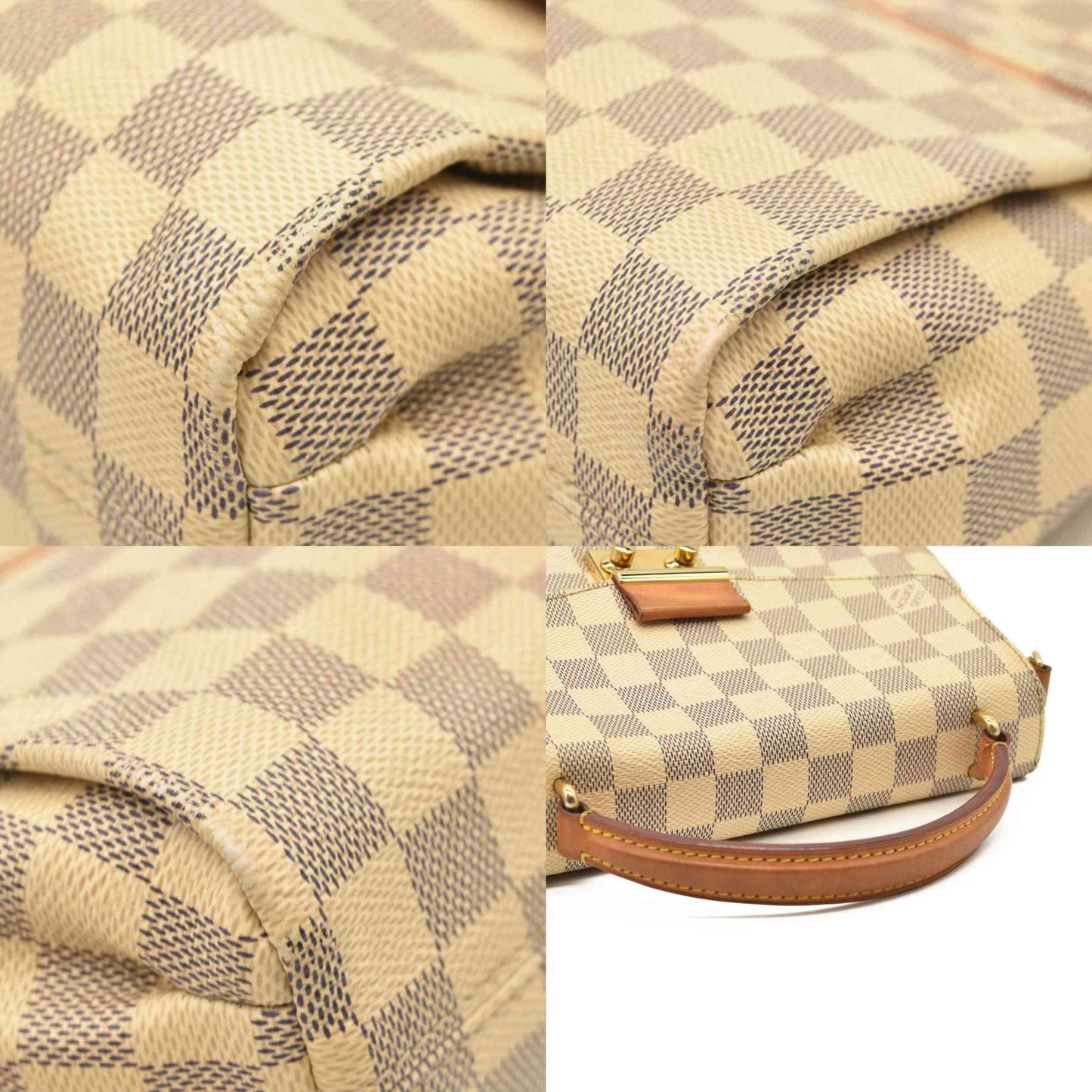 LOUIS VUITTON Damier Azur Croisette TR1107