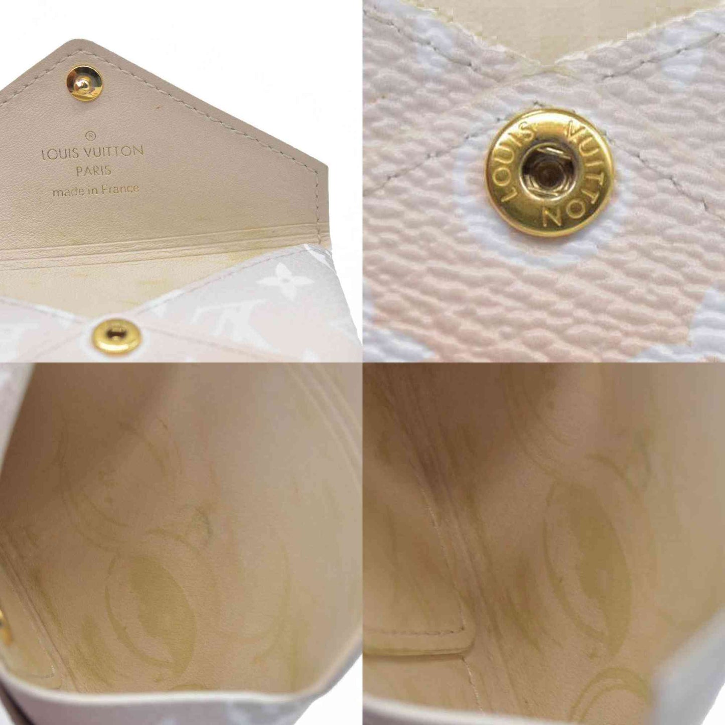 AUCTION $600 Louis Vuitton  Monogram By The Pool Small Kirigami Pochette Insert Brume