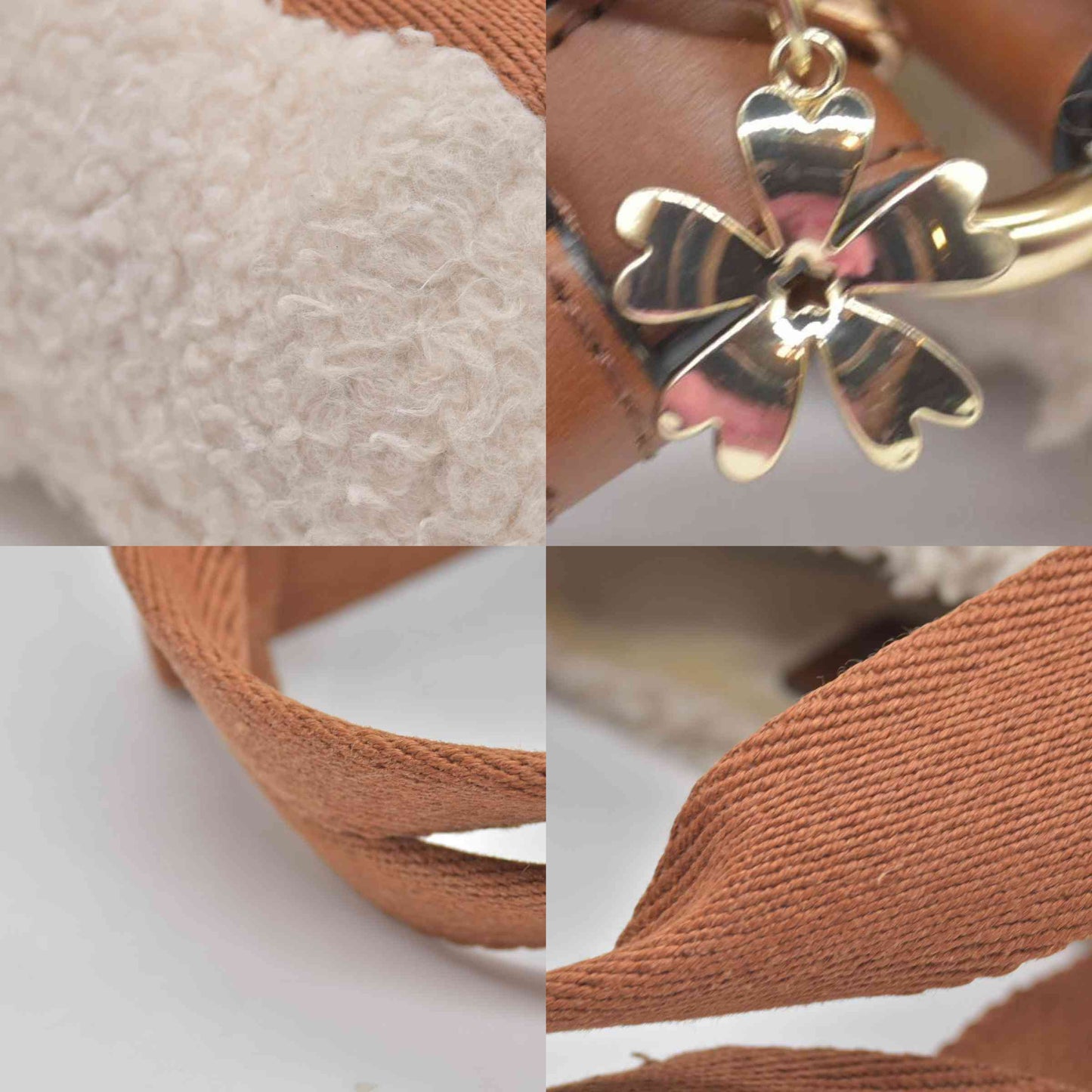 $890 Chloé Small Boa Polyester Leather 2-Way Handbag Mini Tote