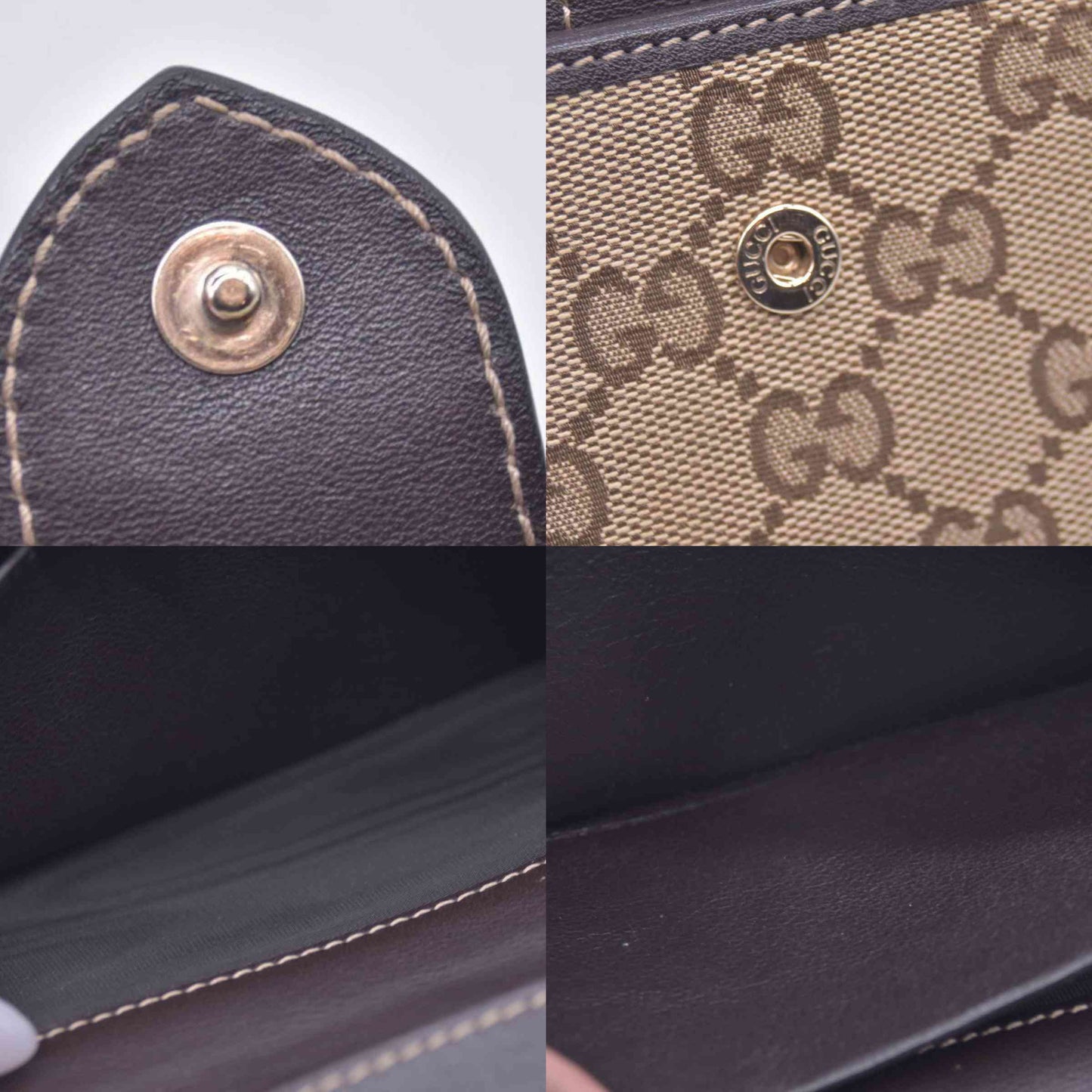 Gucci  GG Canvas Canvas Trifold Wallet CONSIGNMENT