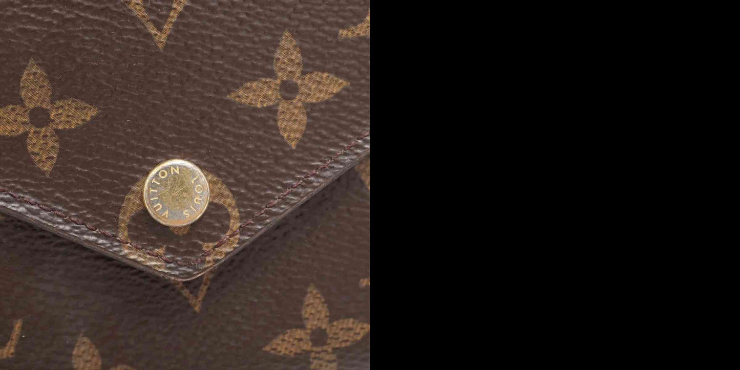 $605 2019 Louis Vuitton Monogram Victorine Wallet NZ1199