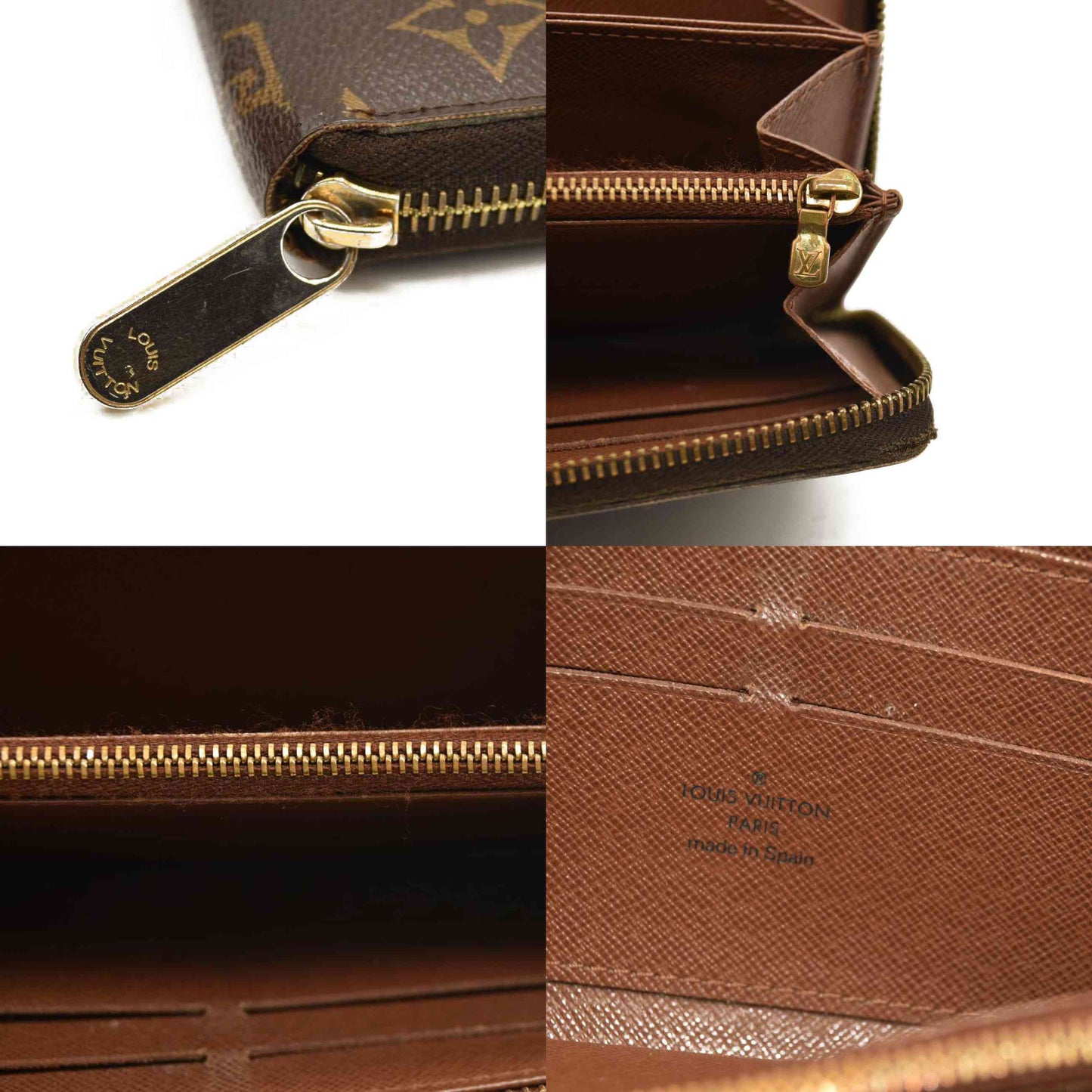 Louis Vuitton  Monogram Zippy Wallet CA2008