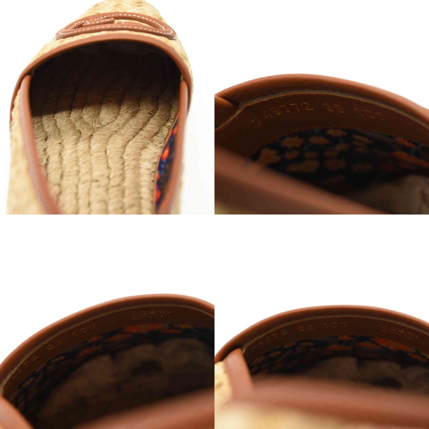 Gucci Adela GG Raffia Espadrilles US 7.5
