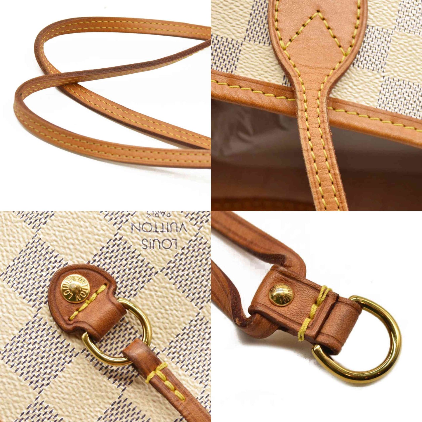 Louis Vuitton  Damier Azur Neo Neverfull MM Rose Ballerine