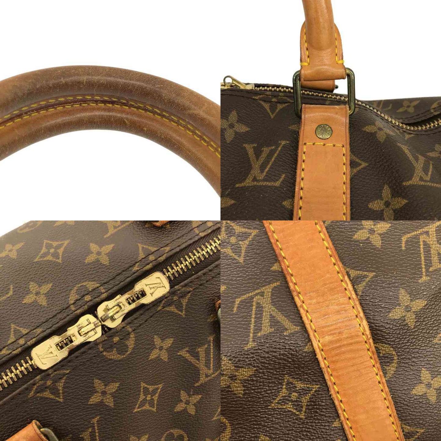 LOUIS VUITTON Monogram Keepall Bandouliere 50  VI1910