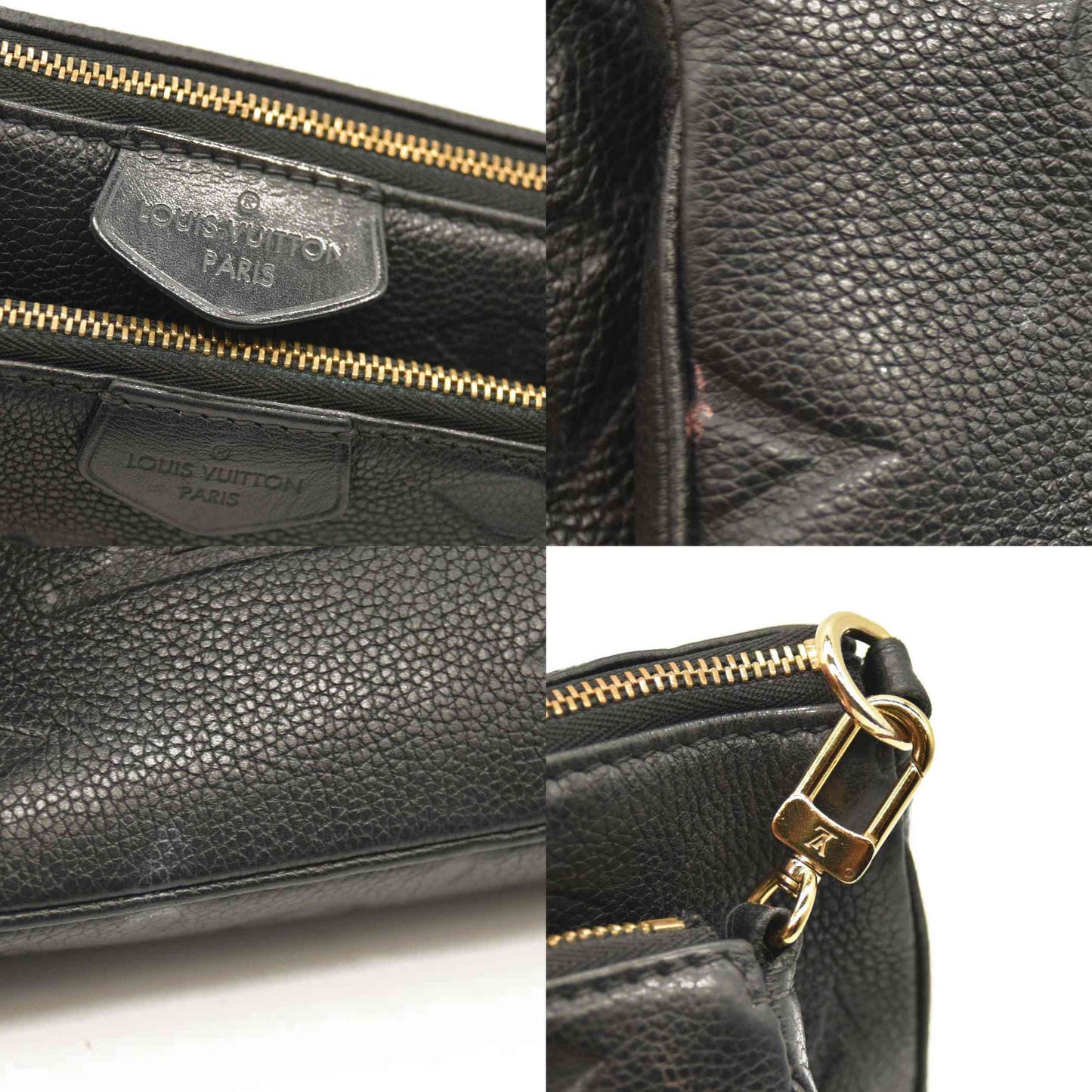 LOUIS VUITTON  Empreinte Monogram Giant Multi Pochette Accessories Black